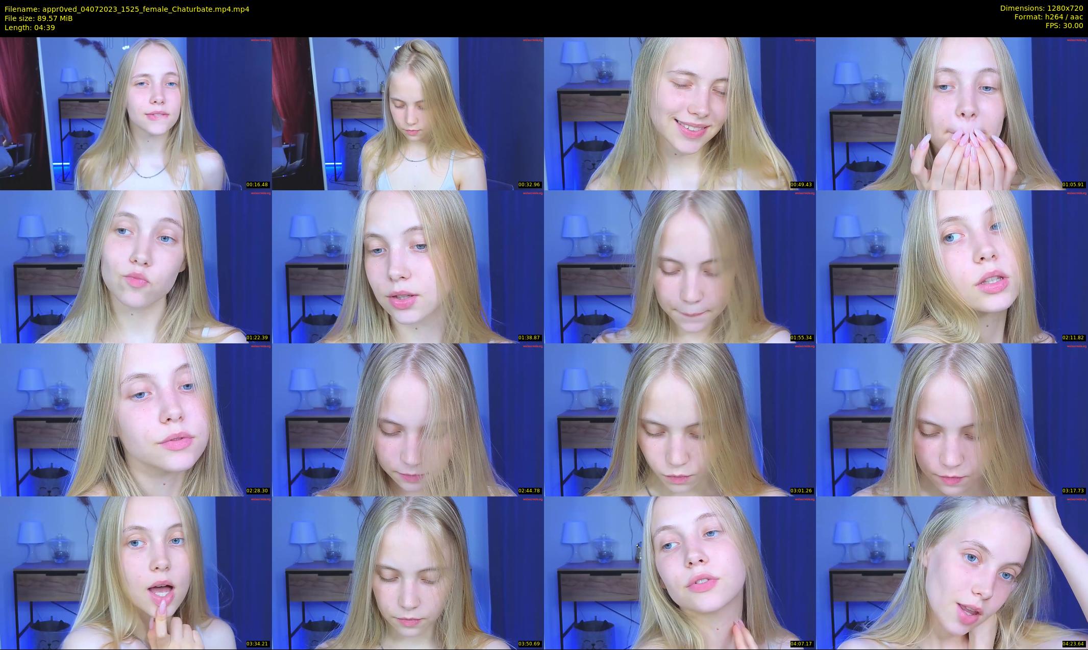 appr0ved — 5 minute Chaturbate female cam show recording, 720p, Jul 4, 2023