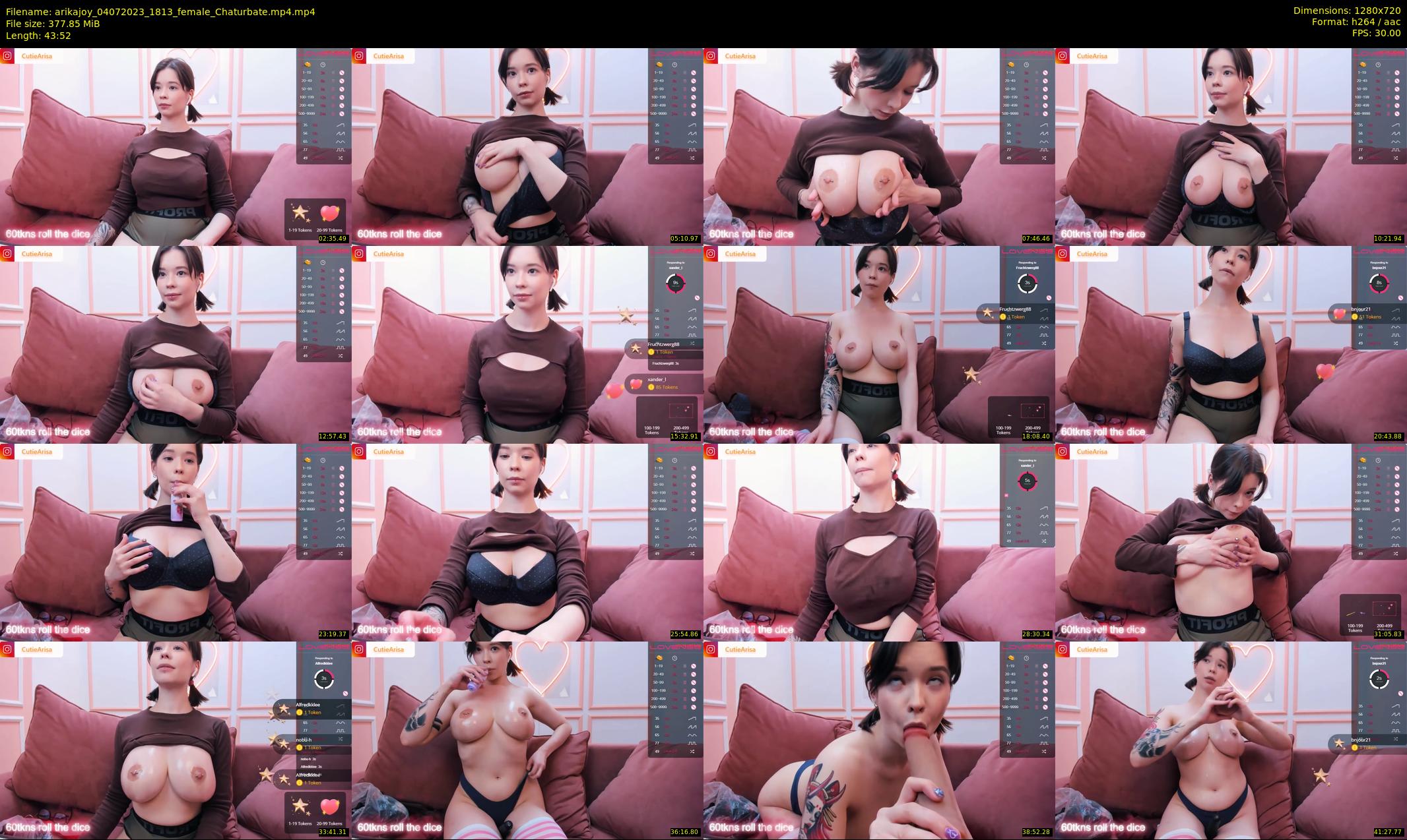 arikajoy — 44 minute Chaturbate female cam show recording, 720p, Jul 4, 2023