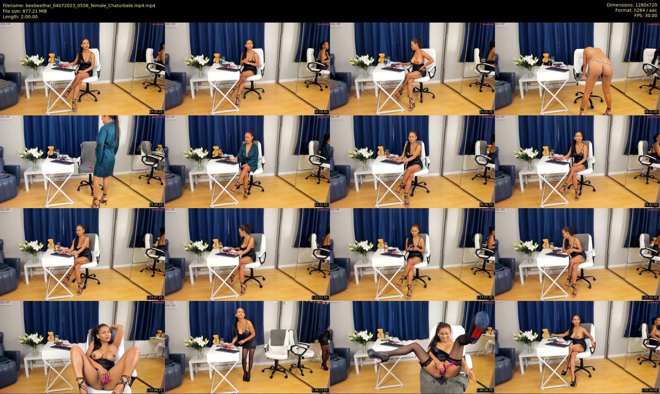 beebeethai — 120 minute Chaturbate female cam show recording, 720p, Jul 4, 2023