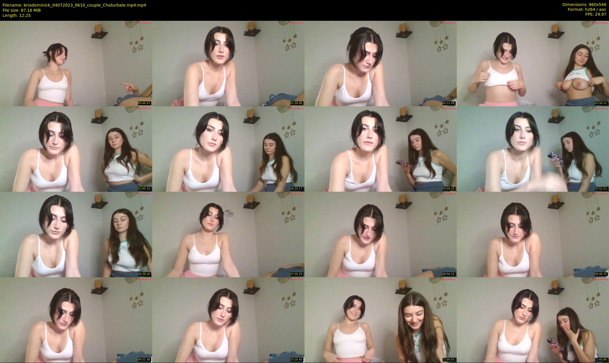 briadominick — 13 minute Chaturbate couple cam show recording, 480p, Jul 4, 2023