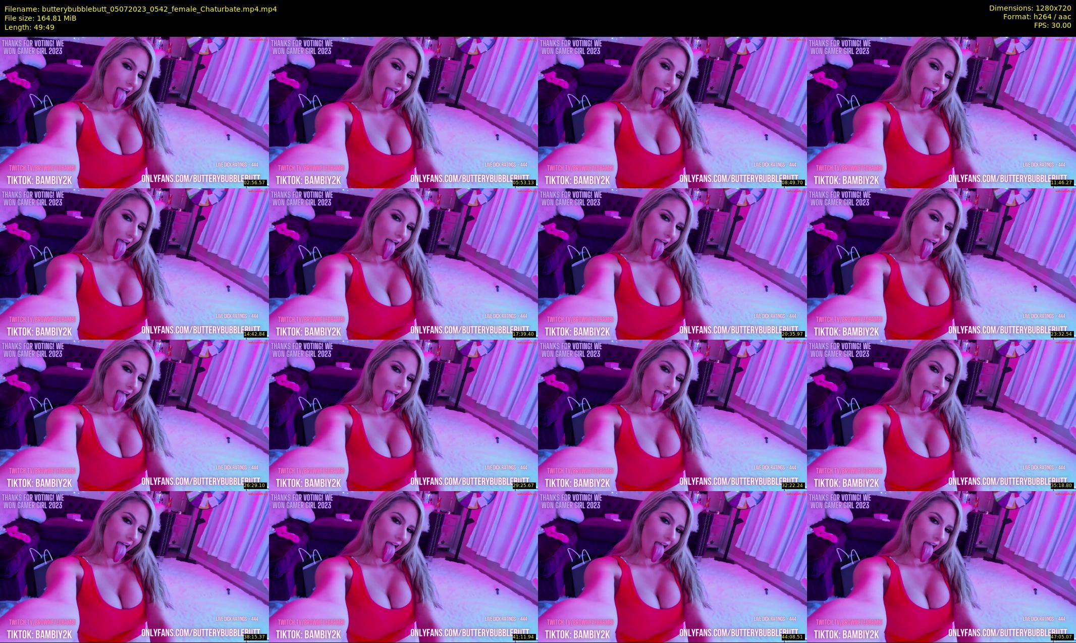 butterybubblebutt — 50 minute Chaturbate couple cam show recording, 720p, Jul 5, 2023