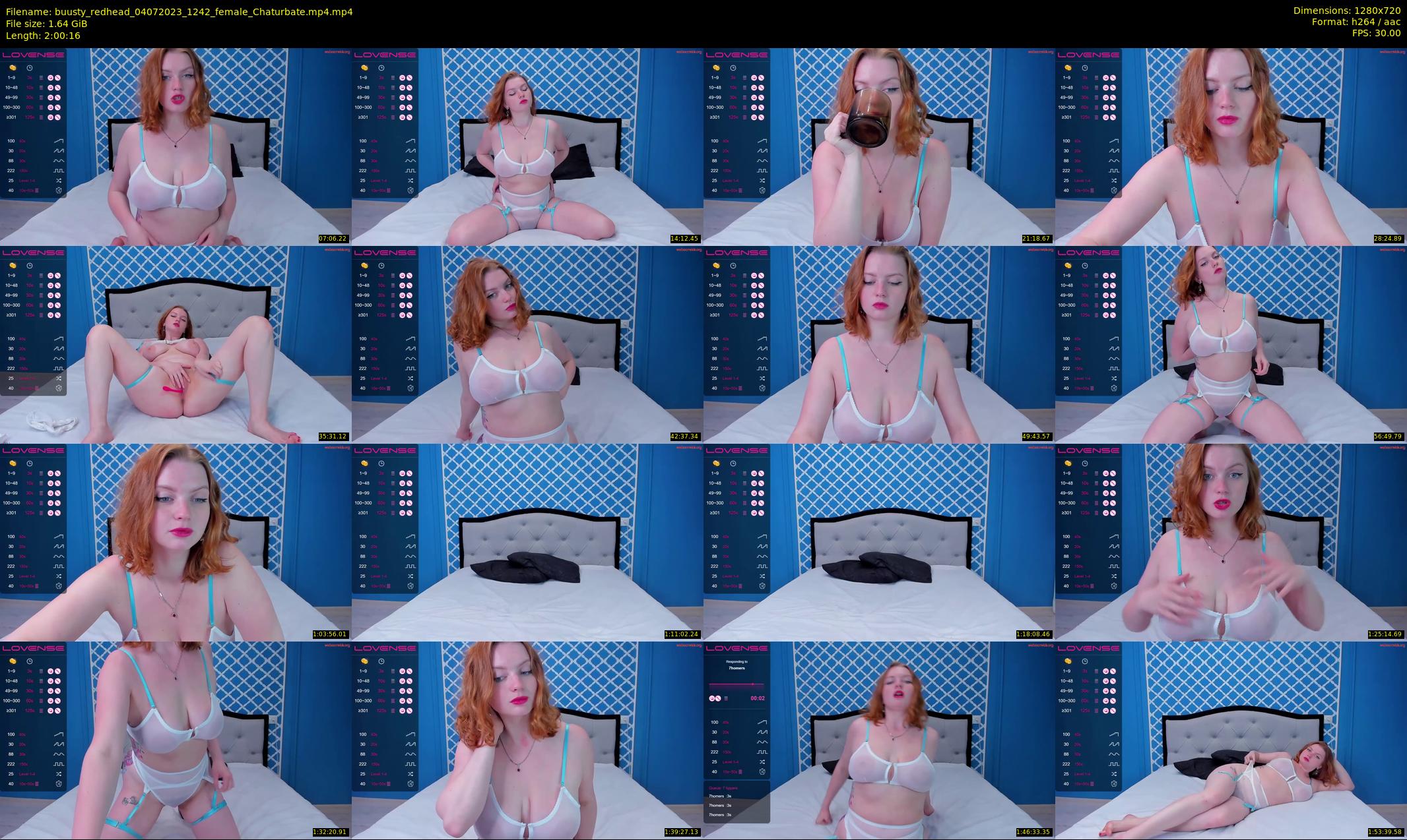 buusty_redhead — 121 minute Chaturbate female cam show recording, 720p, Jul 4, 2023