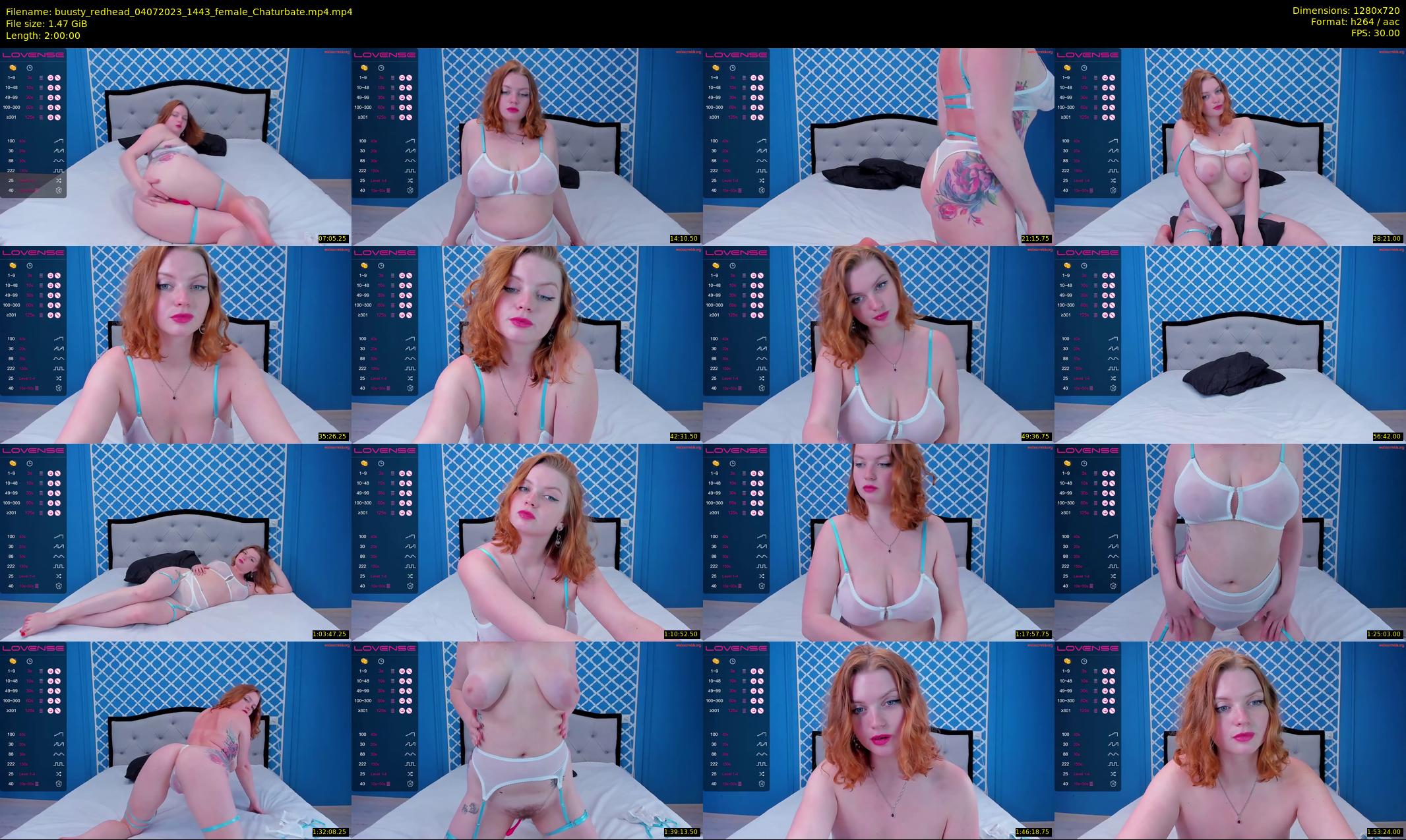 buusty_redhead — 120 minute Chaturbate female cam show recording, 720p, Jul 4, 2023