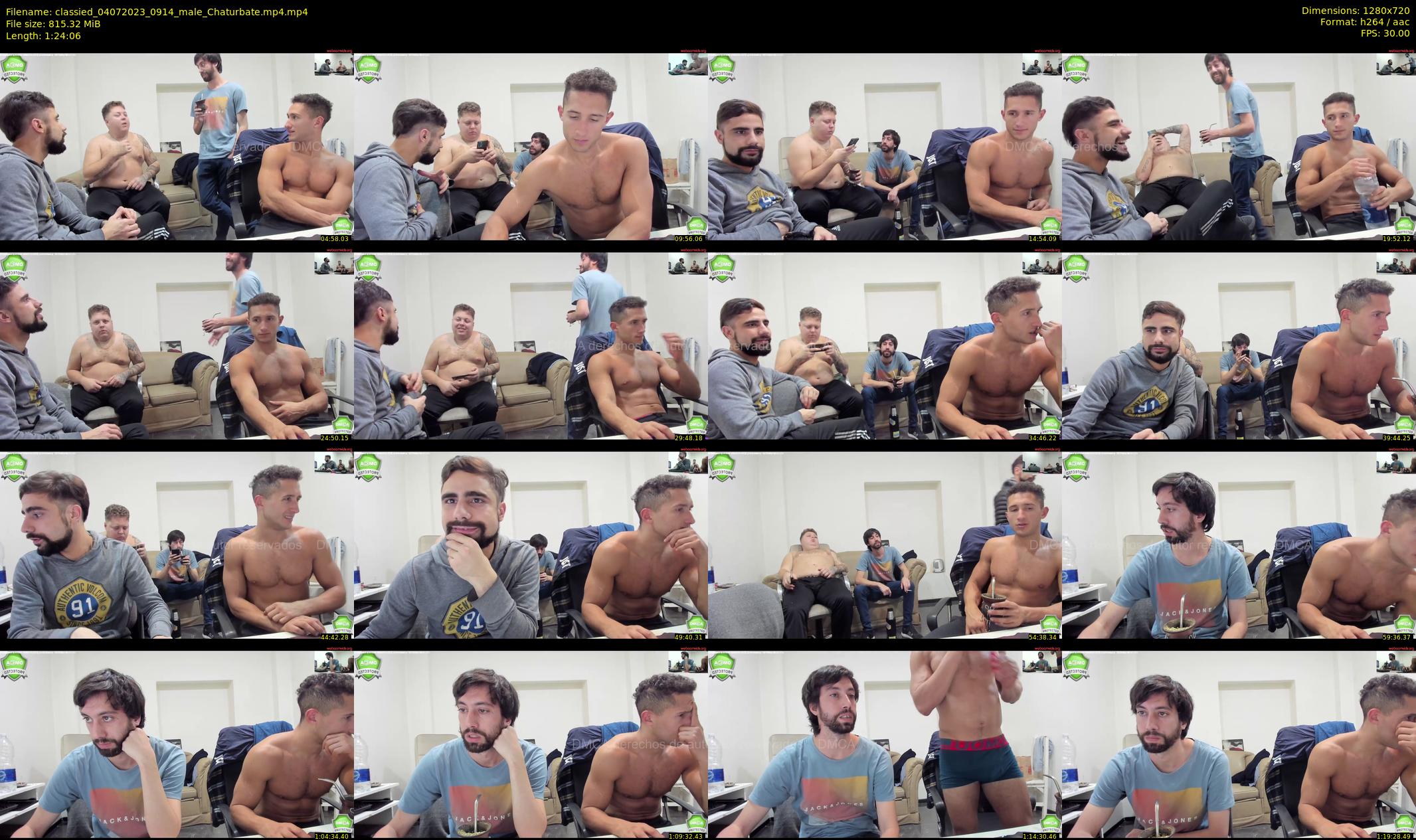 classied — 85 minute Chaturbate male cam show recording, 720p, Jul 4, 2023