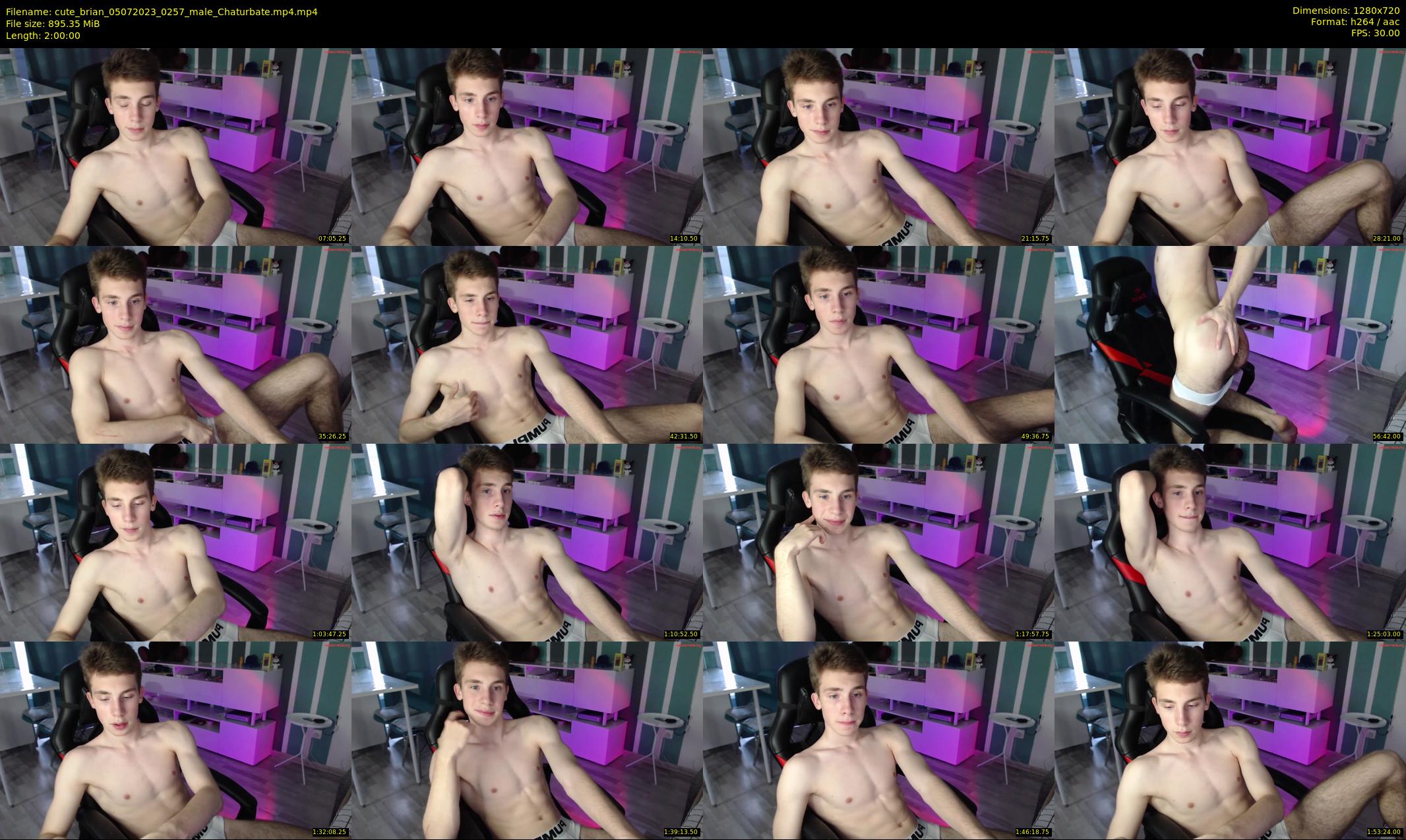 cute_brian — 120 minute Chaturbate male cam show recording, 720p, Jul 5, 2023