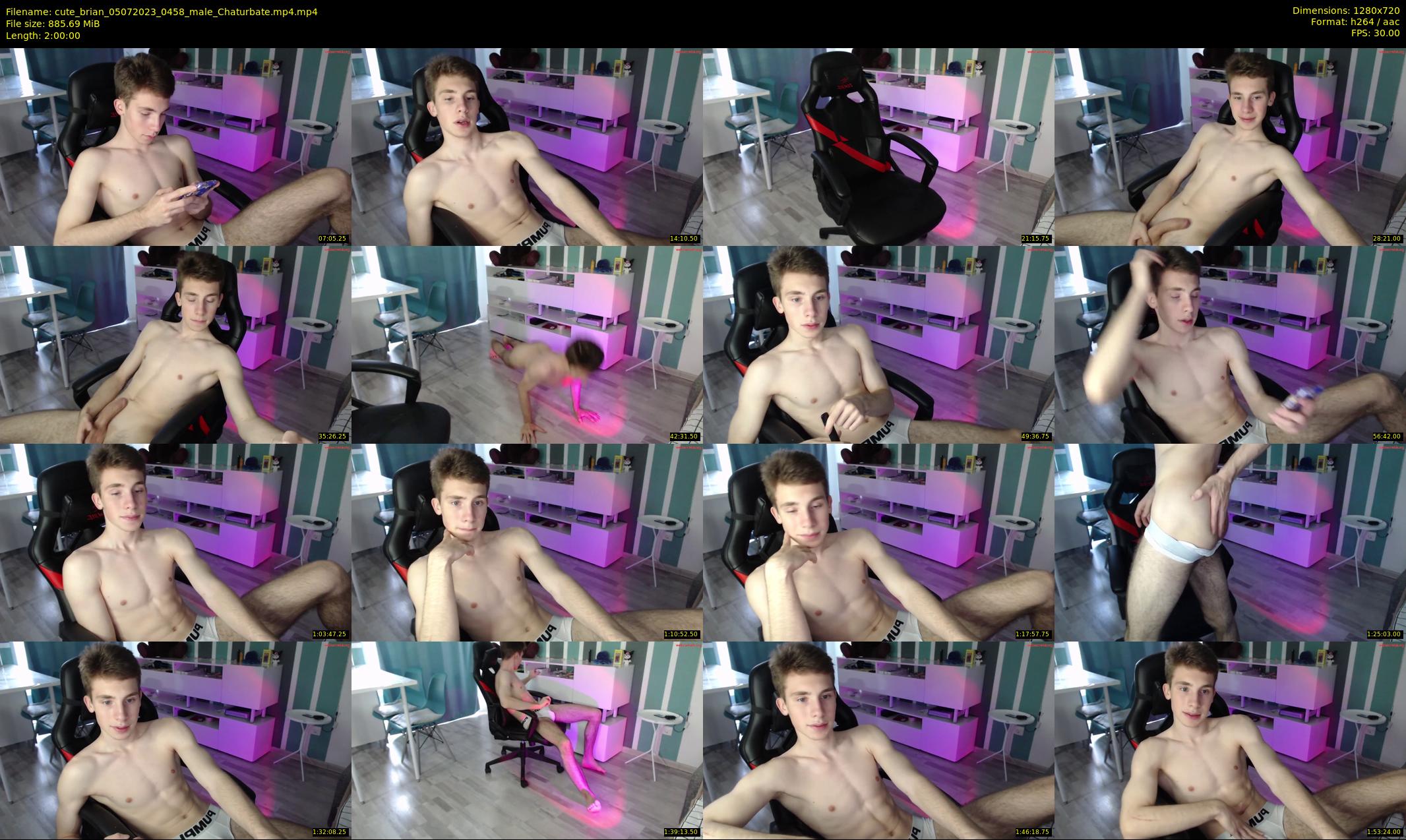 cute_brian — 120 minute Chaturbate male cam show recording, 720p, Jul 5, 2023