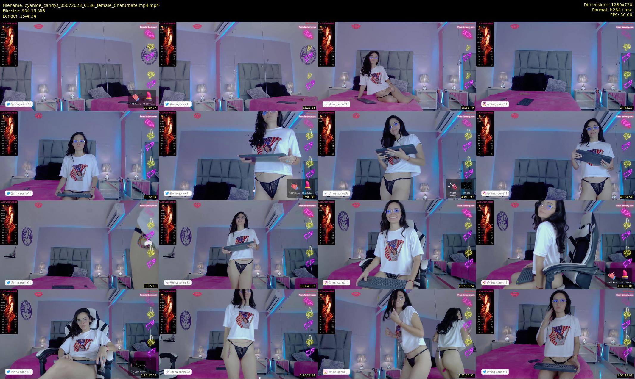 cyanide_candys — 105 minute Chaturbate female cam show recording, 720p, Jul 5, 2023
