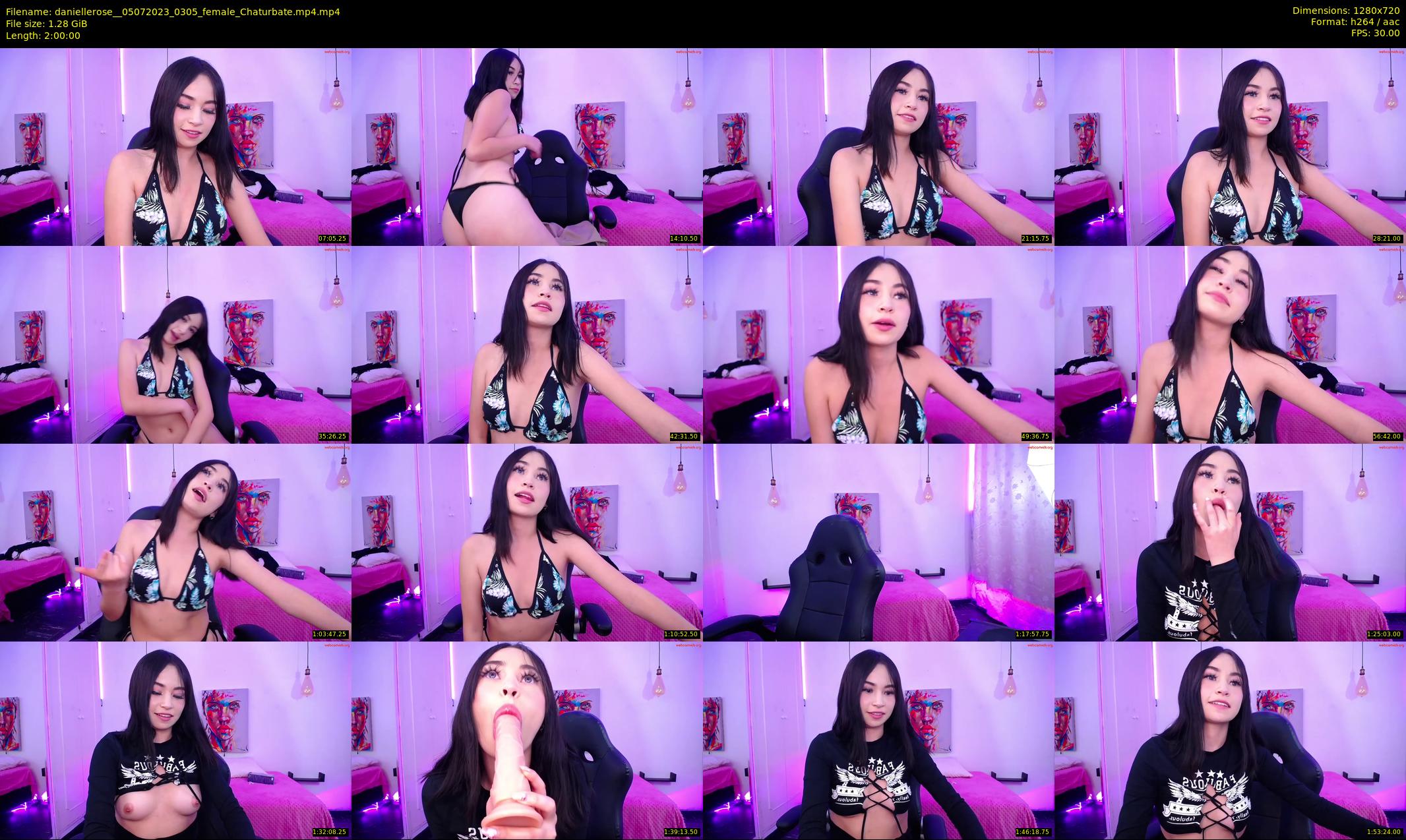 daniellerose_ — 120 minute Chaturbate female cam show recording, 720p, Jul 5, 2023