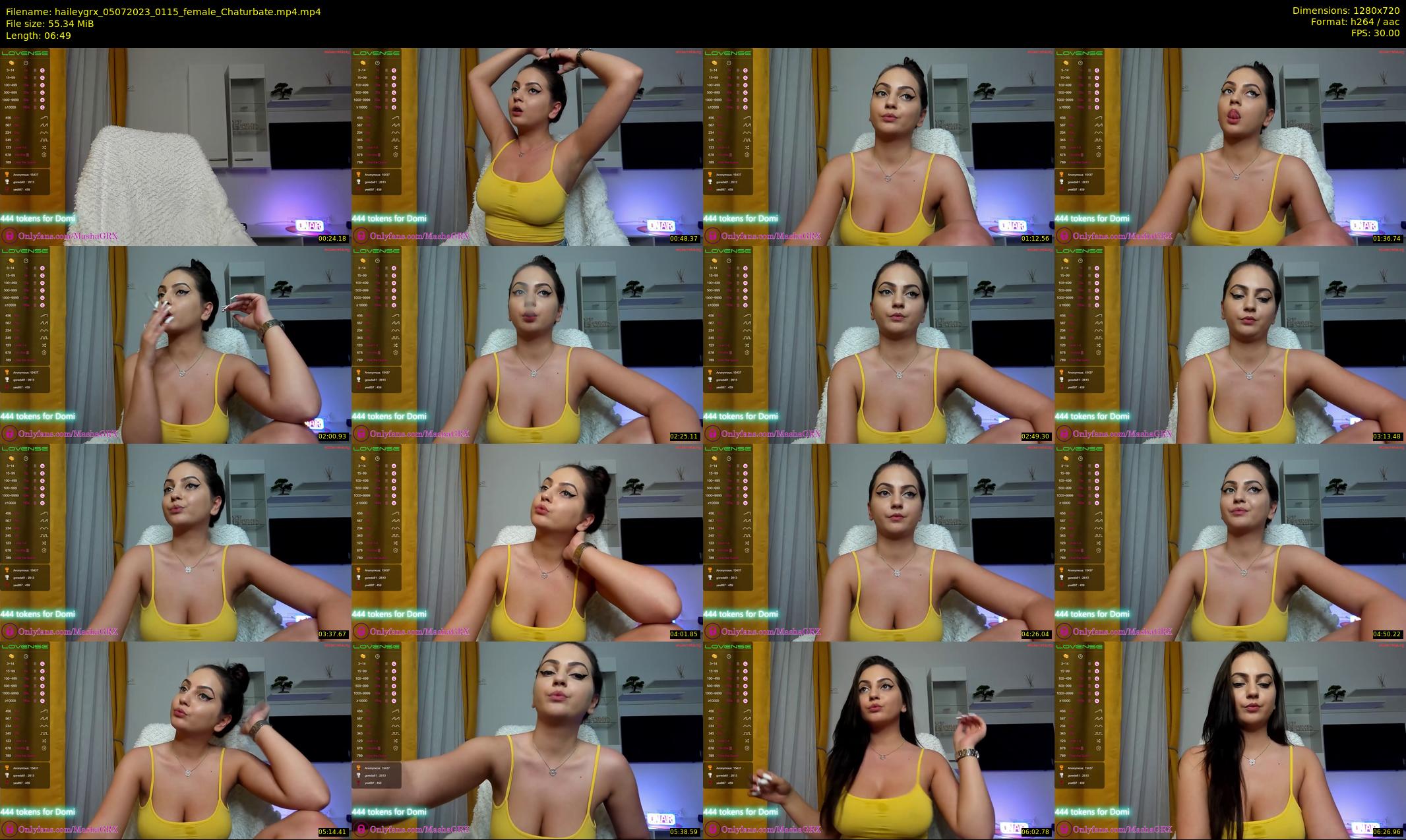 haileygrx — 7 minute Chaturbate female cam show recording, 720p, Jul 5, 2023