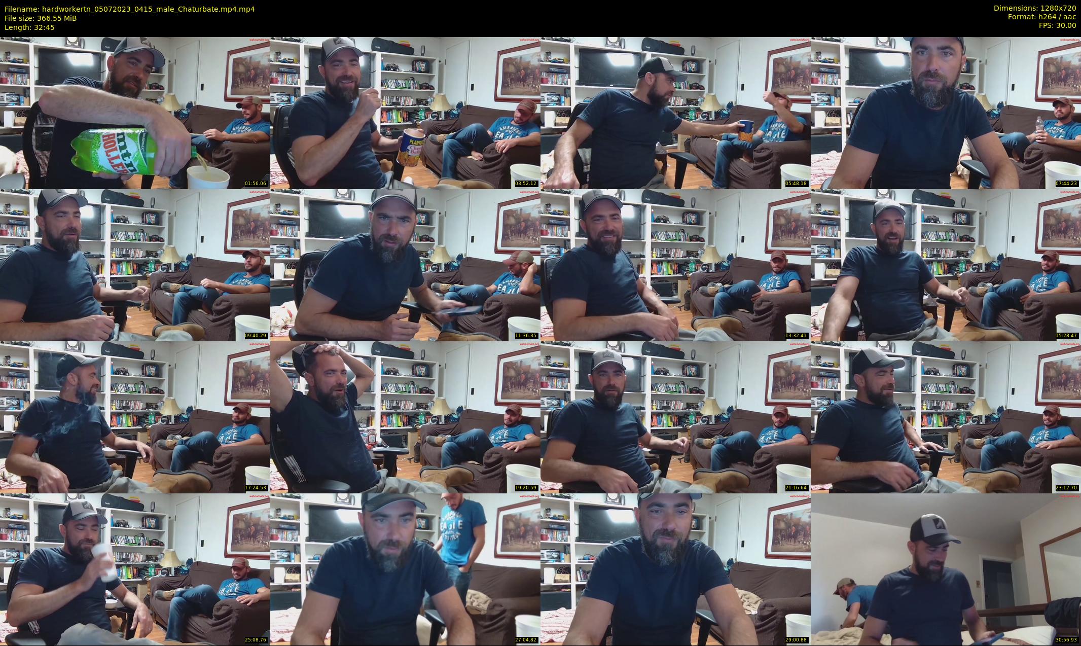 hardworkertn — 33 minute Chaturbate male cam show recording, 720p, Jul 5, 2023