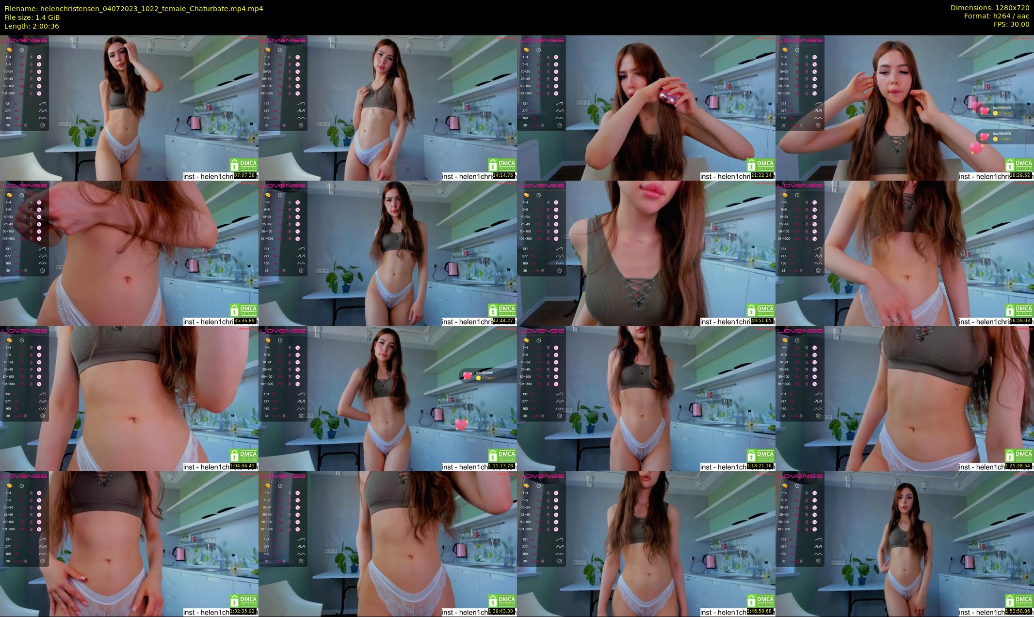 helenchristensen — 121 minute Chaturbate female cam show recording, 720p, Jul 4, 2023