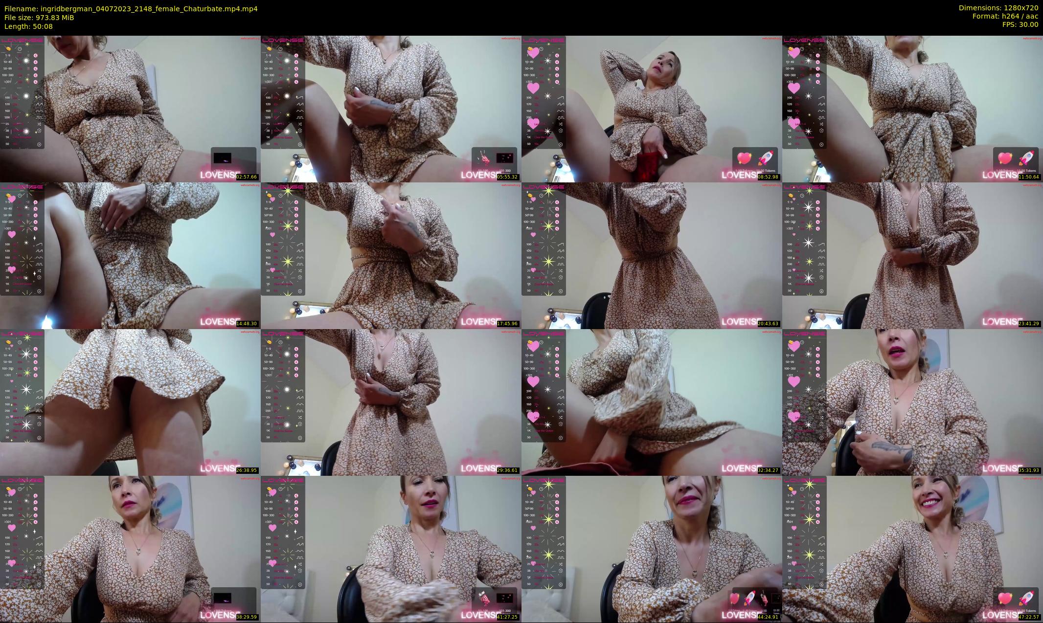 ingridbergman — 51 minute Chaturbate female cam show recording, 720p, Jul 4, 2023