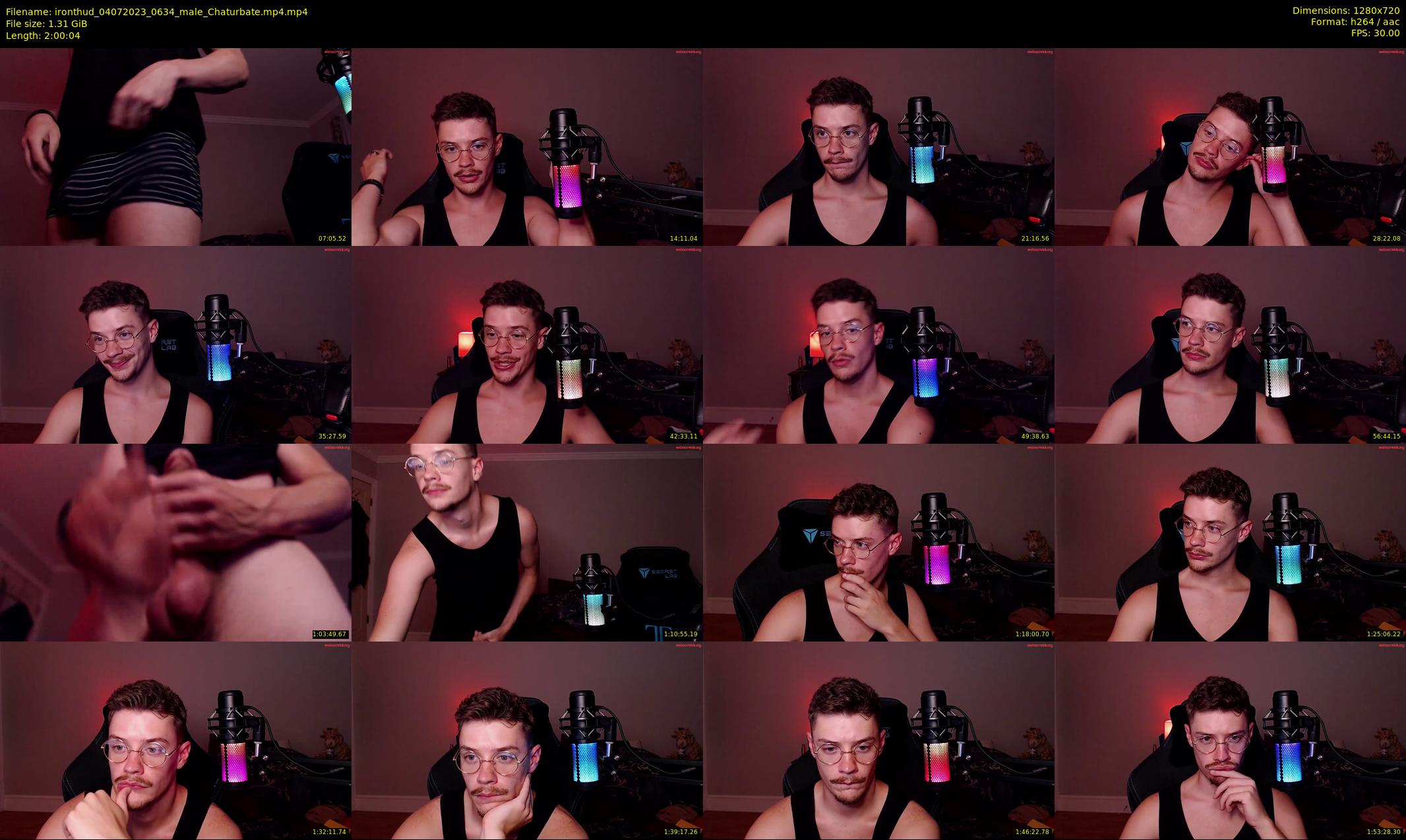 ironthud — 121 minute Chaturbate male cam show recording, 720p, Jul 4, 2023