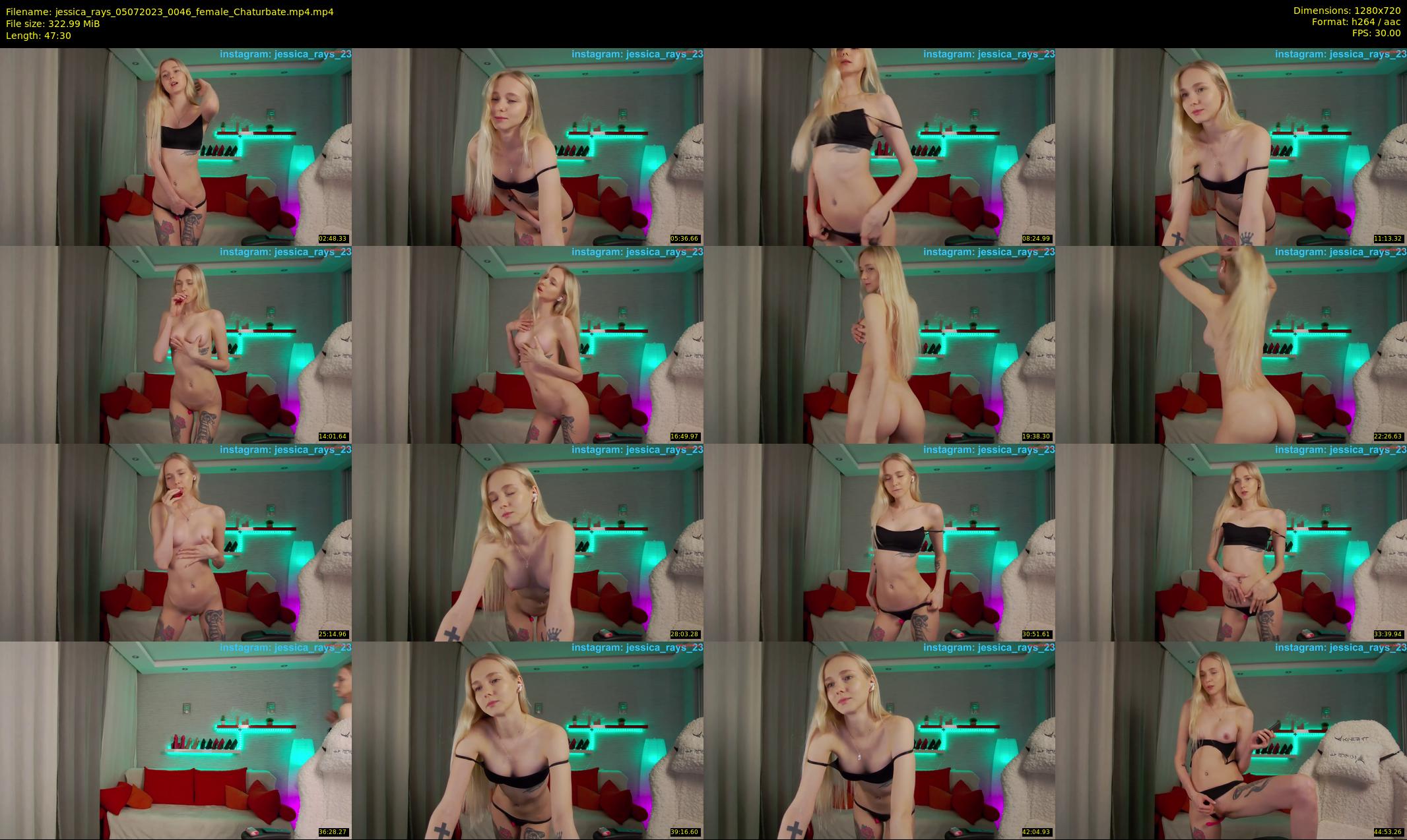 jessica_rays — 48 minute Chaturbate couple cam show recording, 720p, Jul 5, 2023