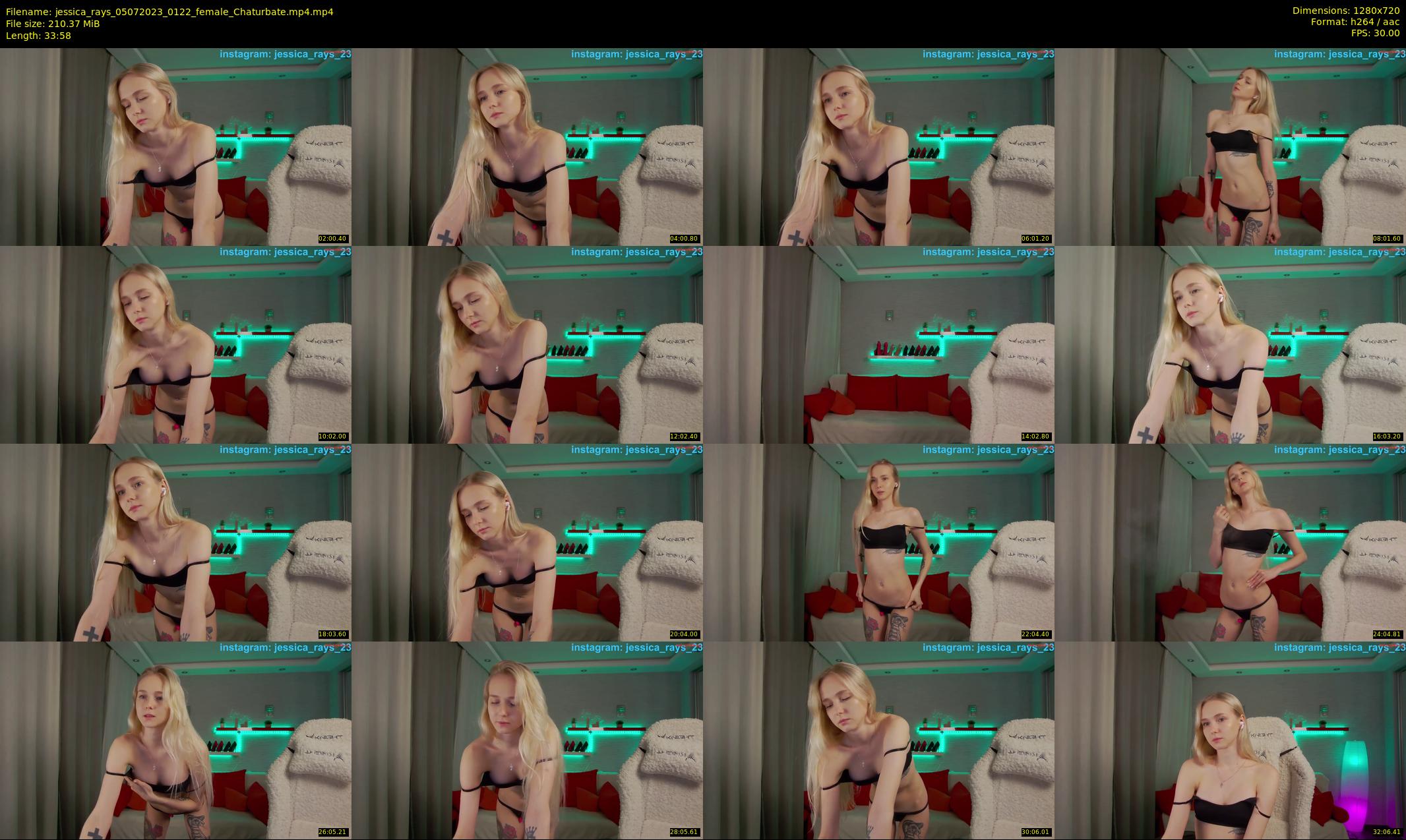 jessica_rays — 34 minute Chaturbate couple cam show recording, 720p, Jul 5, 2023