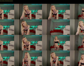 jessica_rays — 34 minute Chaturbate couple cam show recording, 720p, Jul 5, 2023