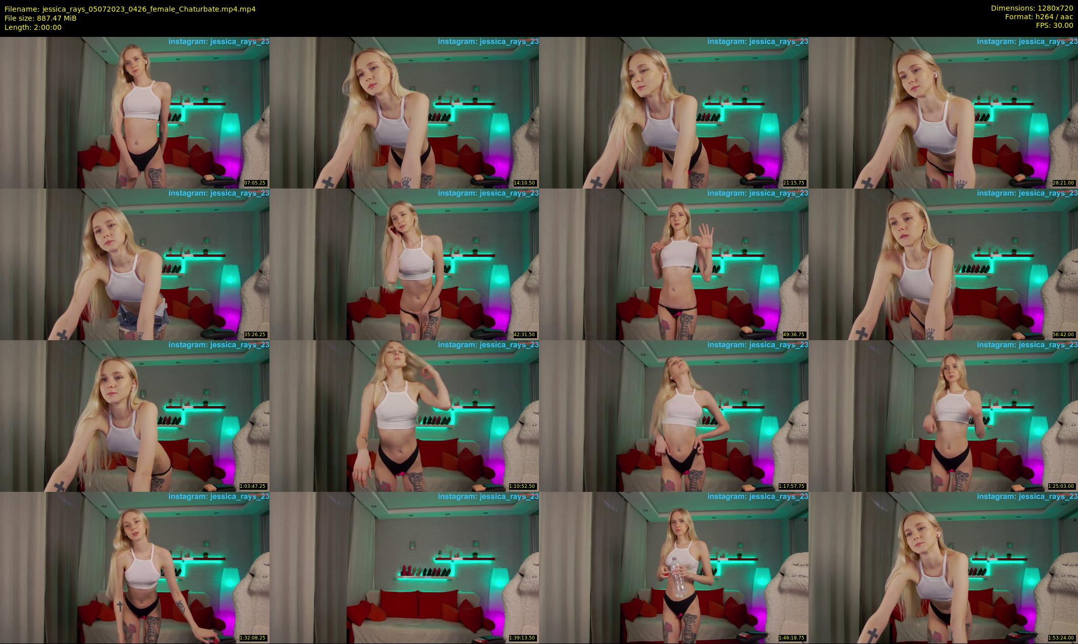 jessica_rays — 120 minute Chaturbate couple cam show recording, 720p, Jul 5, 2023