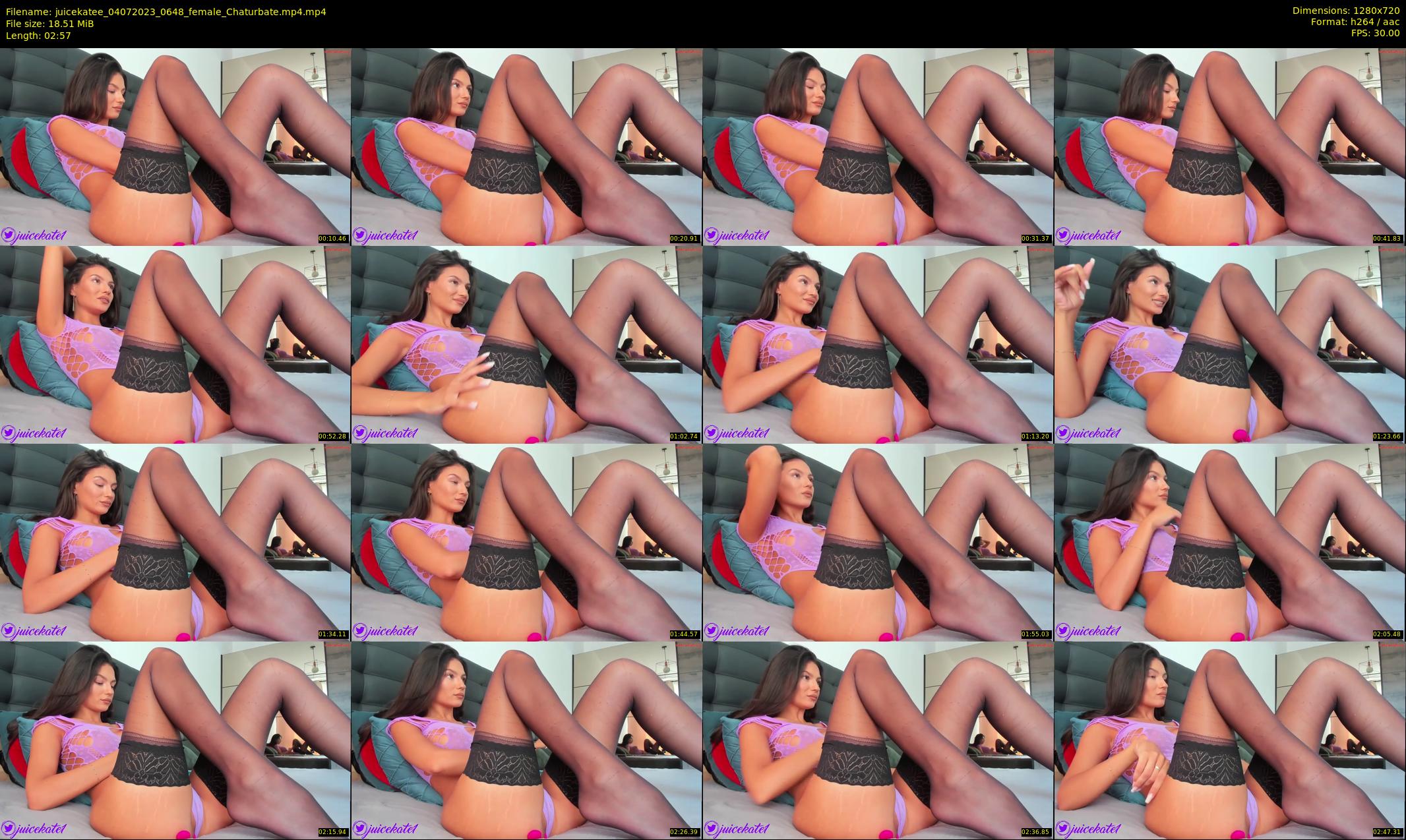 juicekatee — 3 minute Chaturbate female cam show recording, 720p, Jul 4, 2023