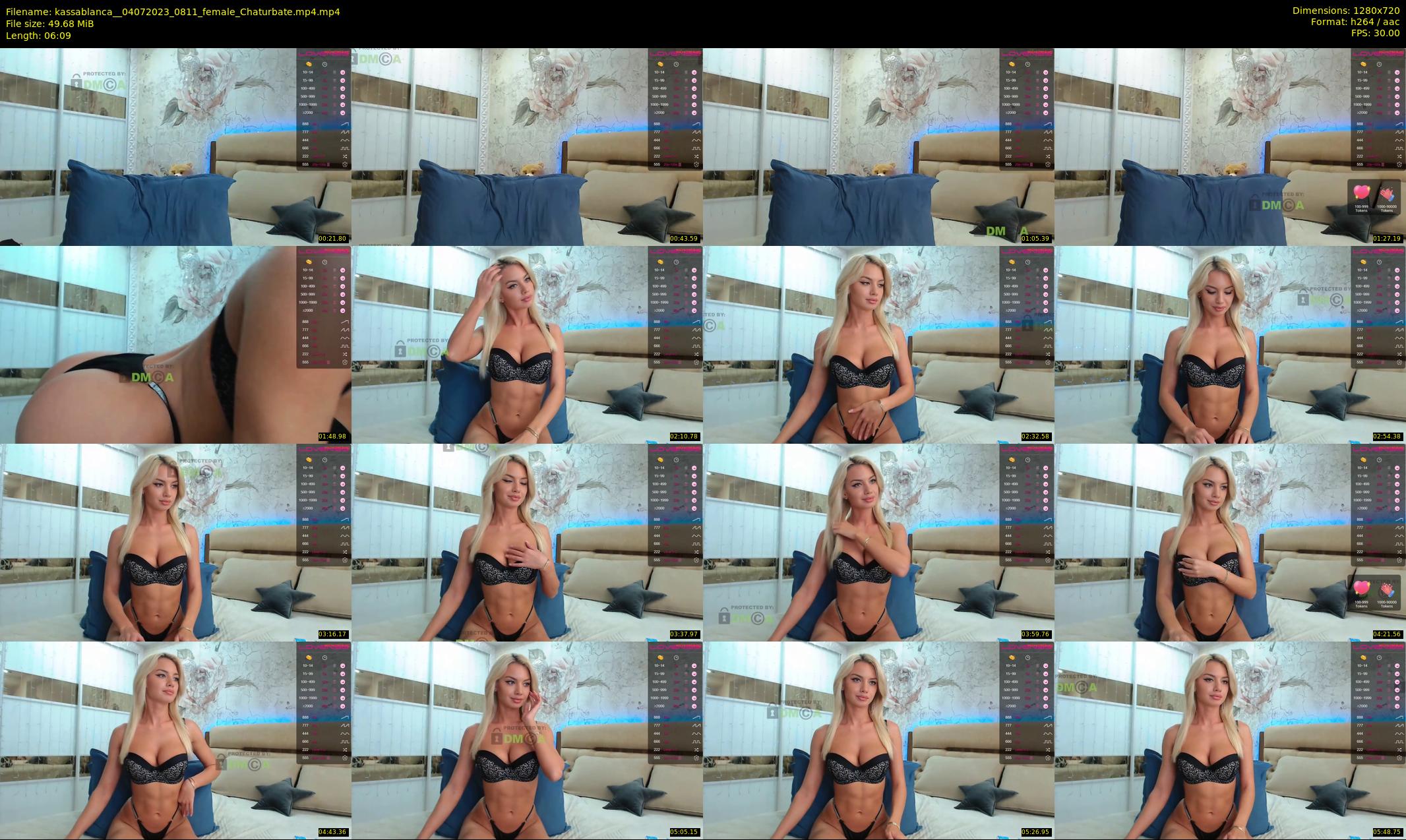 kassablanca_ — 7 minute Chaturbate female cam show recording, 720p, Jul 4, 2023