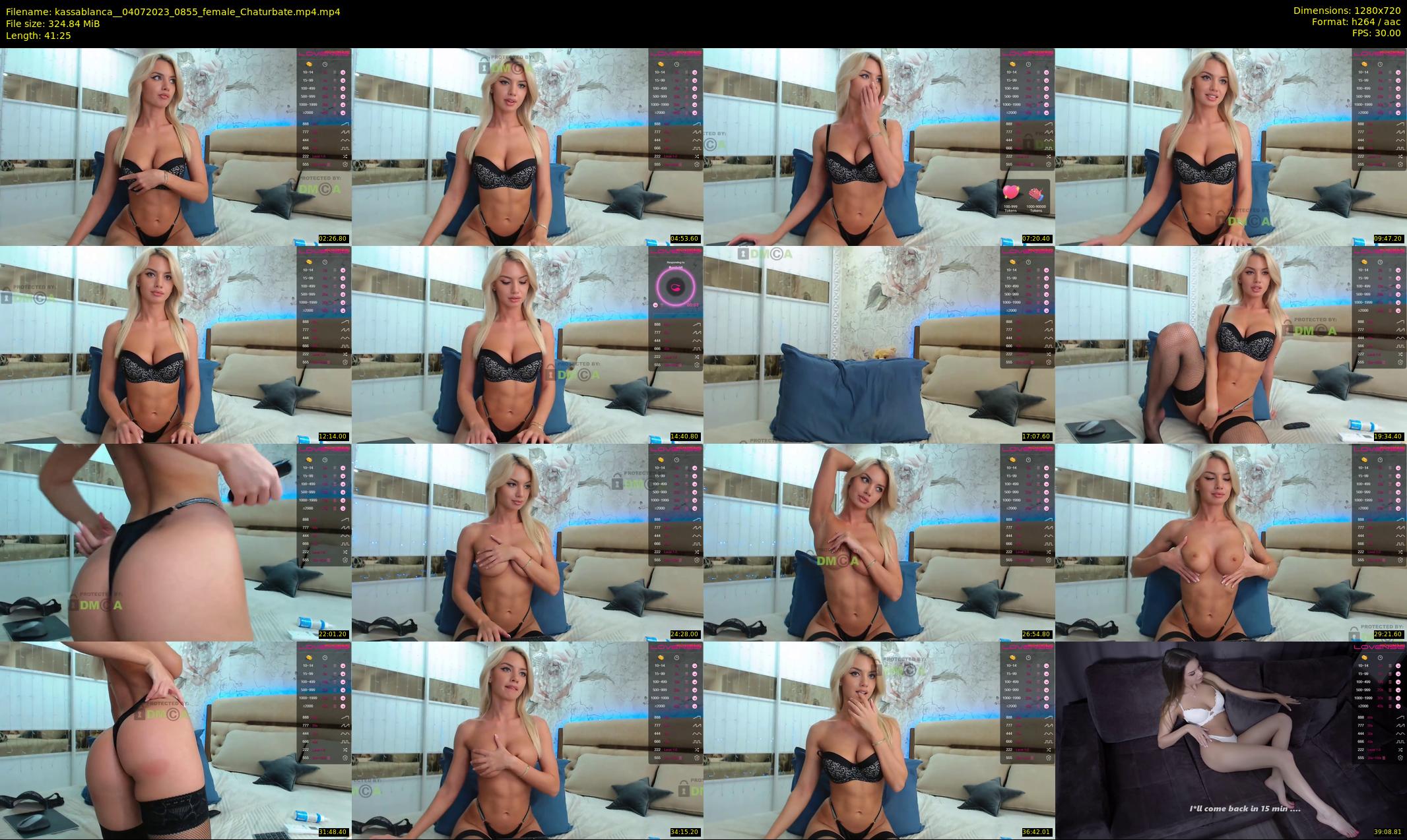 kassablanca_ — 42 minute Chaturbate female cam show recording, 720p, Jul 4, 2023