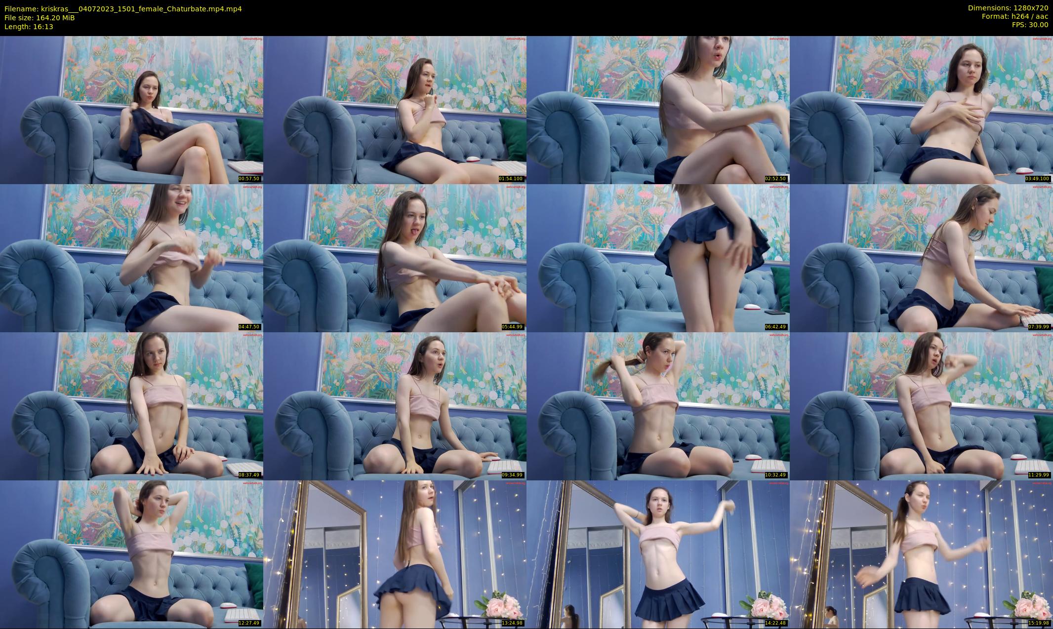kriskras__ — 17 minute Chaturbate female cam show recording, 720p, Jul 4, 2023