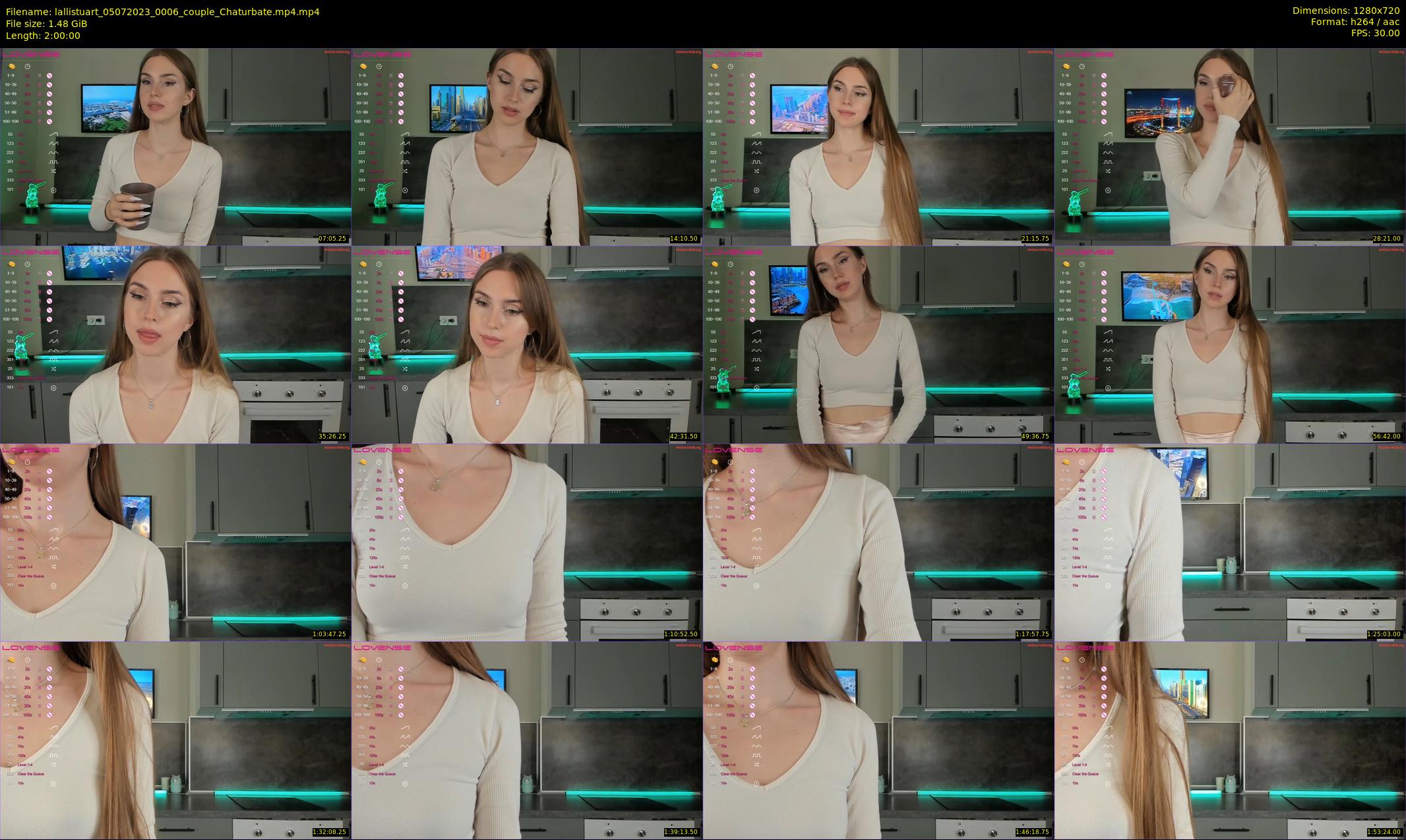 lallistuart — 120 minute Chaturbate female cam show recording, 720p, Jul 5, 2023