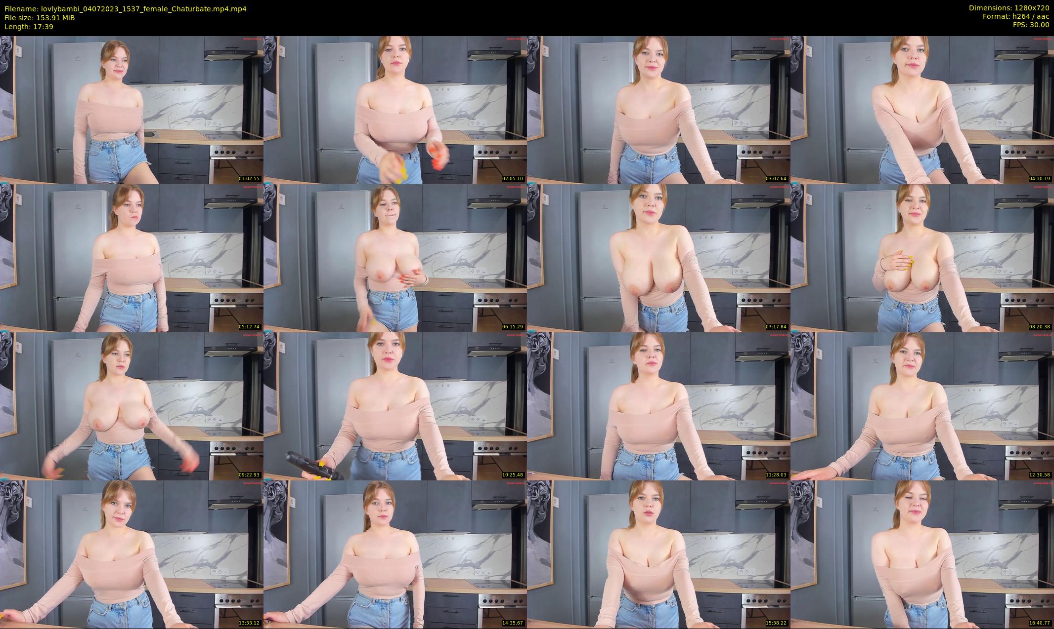 lovlybambi — 18 minute Chaturbate female cam show recording, 720p, Jul 4, 2023