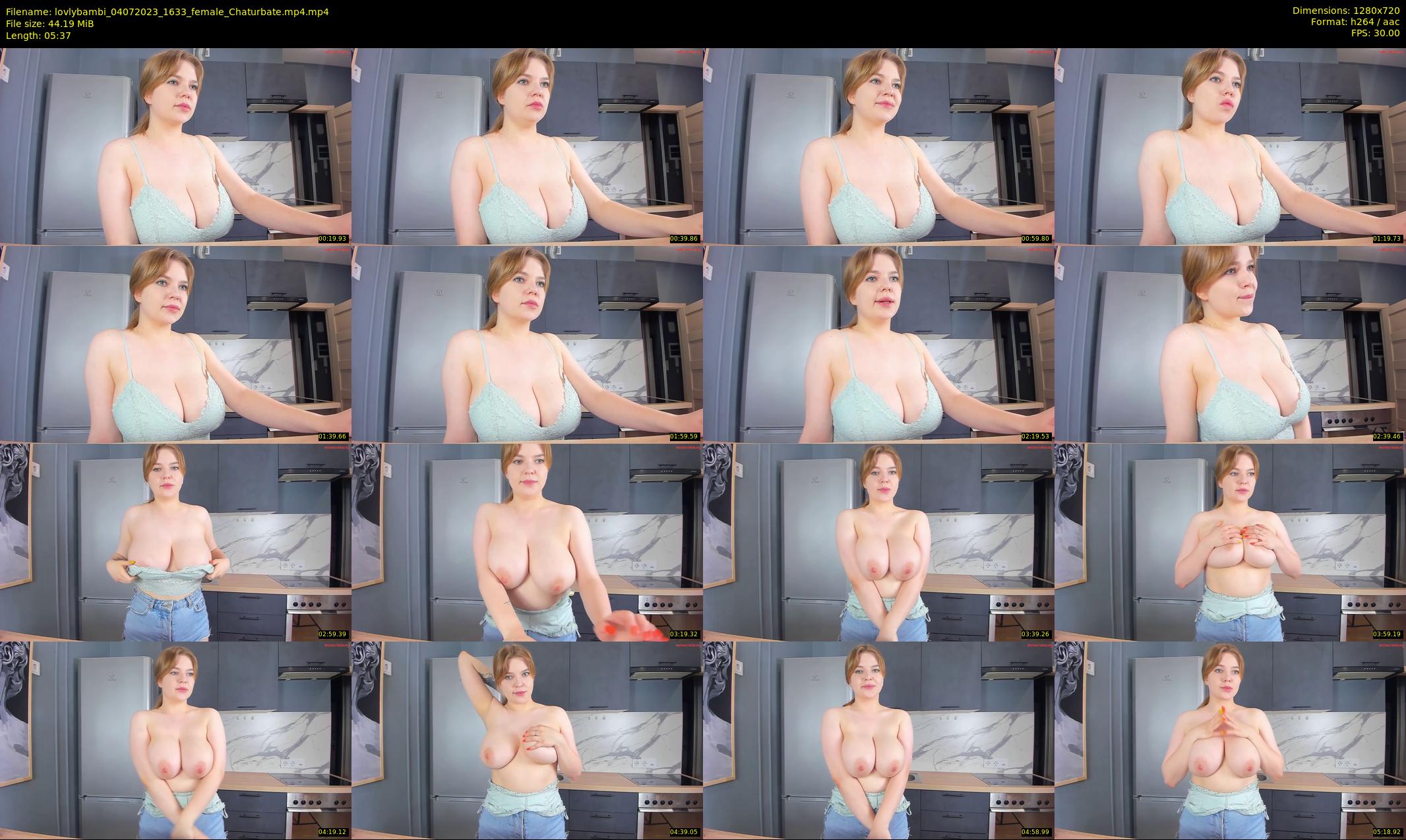lovlybambi — 6 minute Chaturbate female cam show recording, 720p, Jul 4, 2023