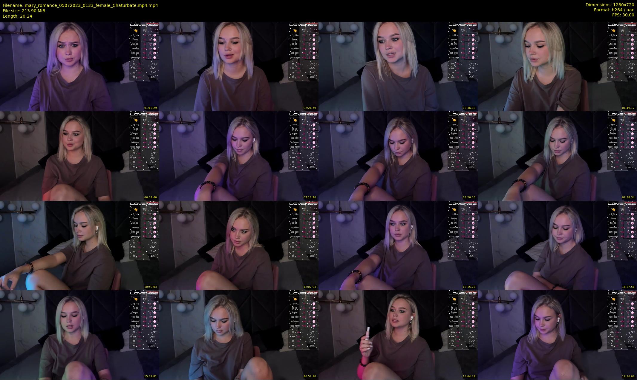 mary_romance — 21 minute Chaturbate female cam show recording, 720p, Jul 5, 2023