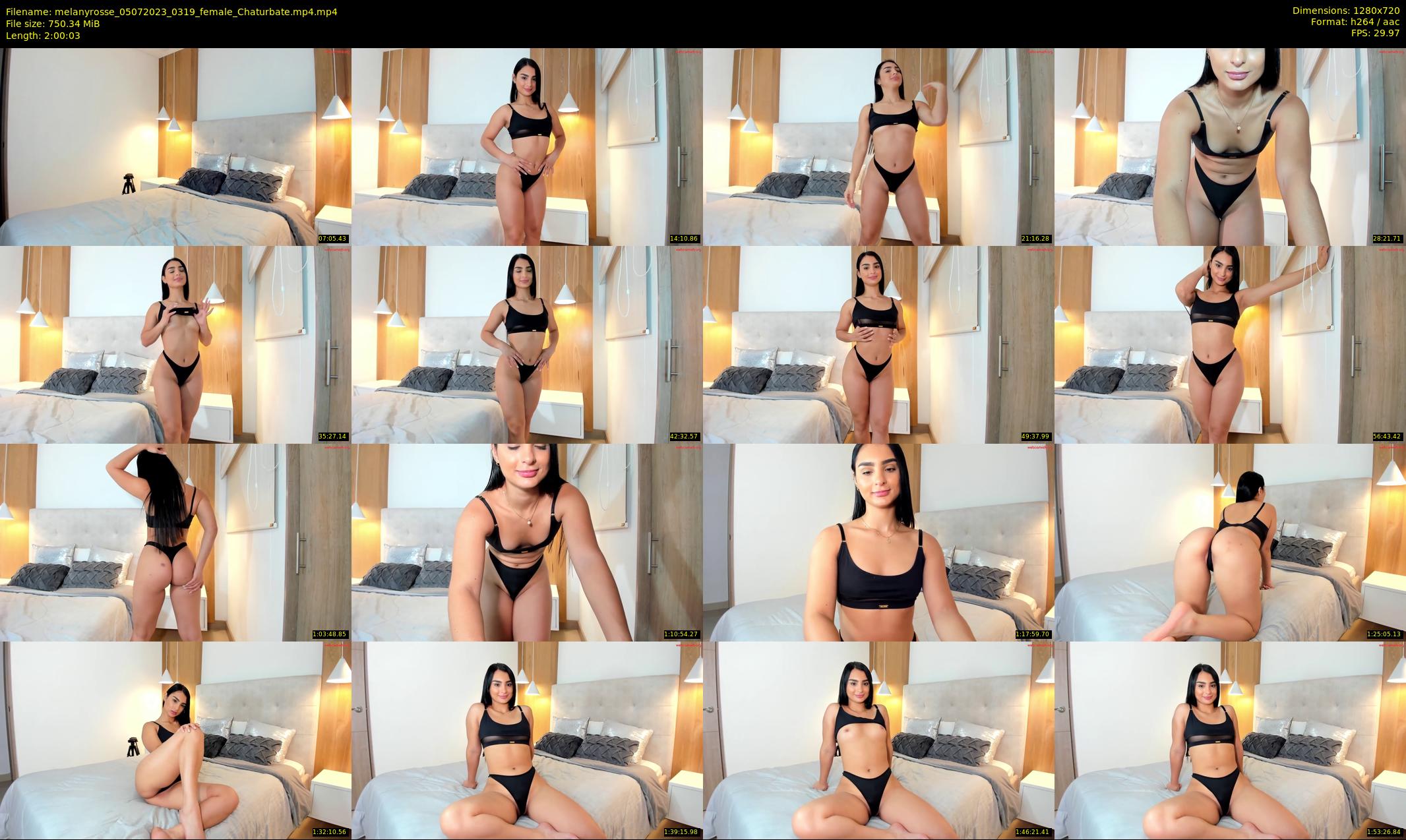 melanyrosse — 121 minute Chaturbate female cam show recording, 720p, Jul 5, 2023