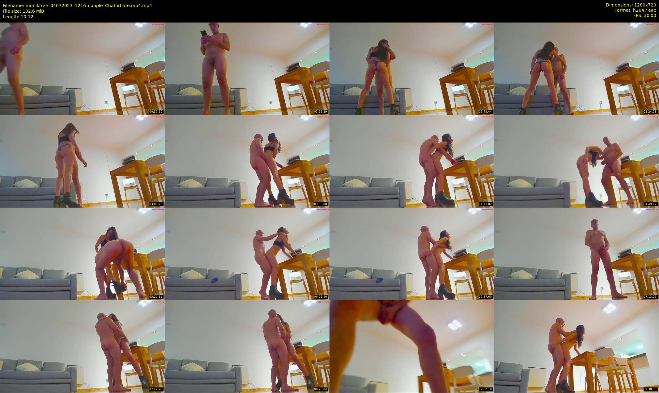 monikfree — 11 minute Chaturbate couple cam show recording, 720p, Jul 4, 2023