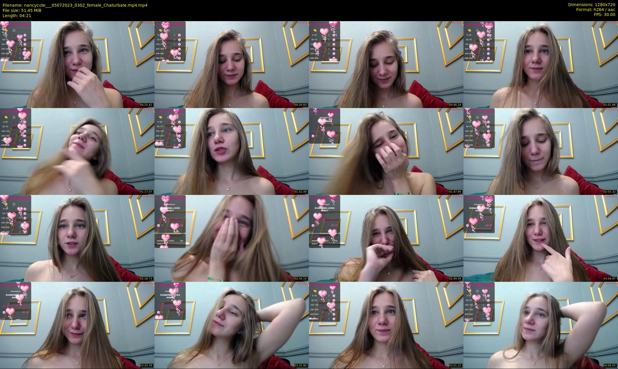 nancycute__ — 5 minute Chaturbate female cam show recording, 720p, Jul 5, 2023