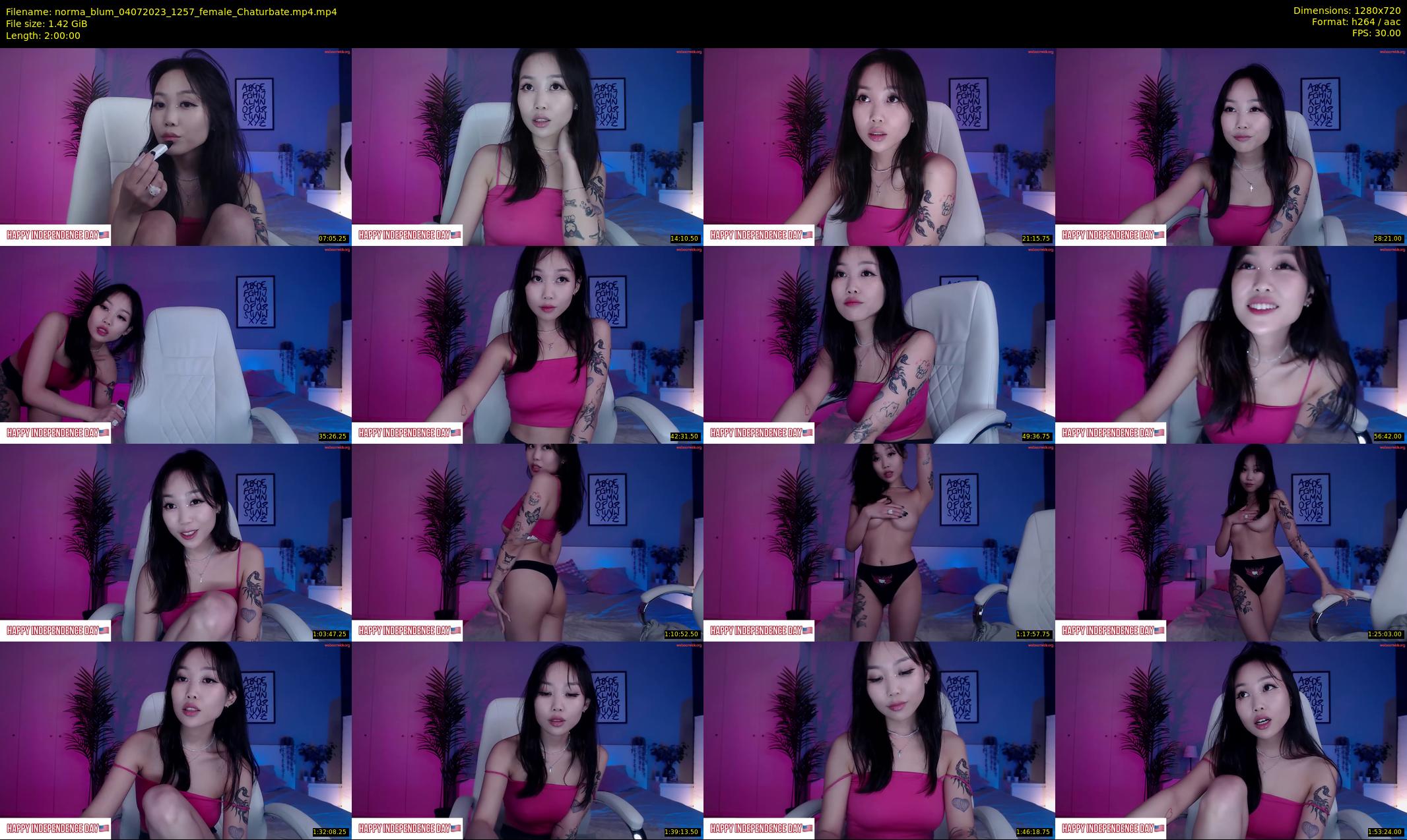 norma_blum — 120 minute Chaturbate female cam show recording, 720p, Jul 4, 2023