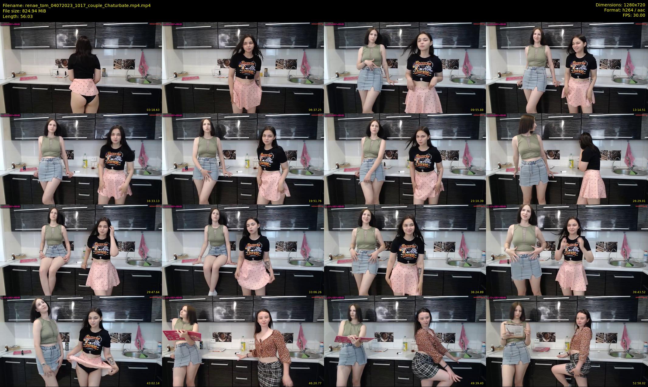 renae_tom — 57 minute Chaturbate couple cam show recording, 720p, Jul 4, 2023