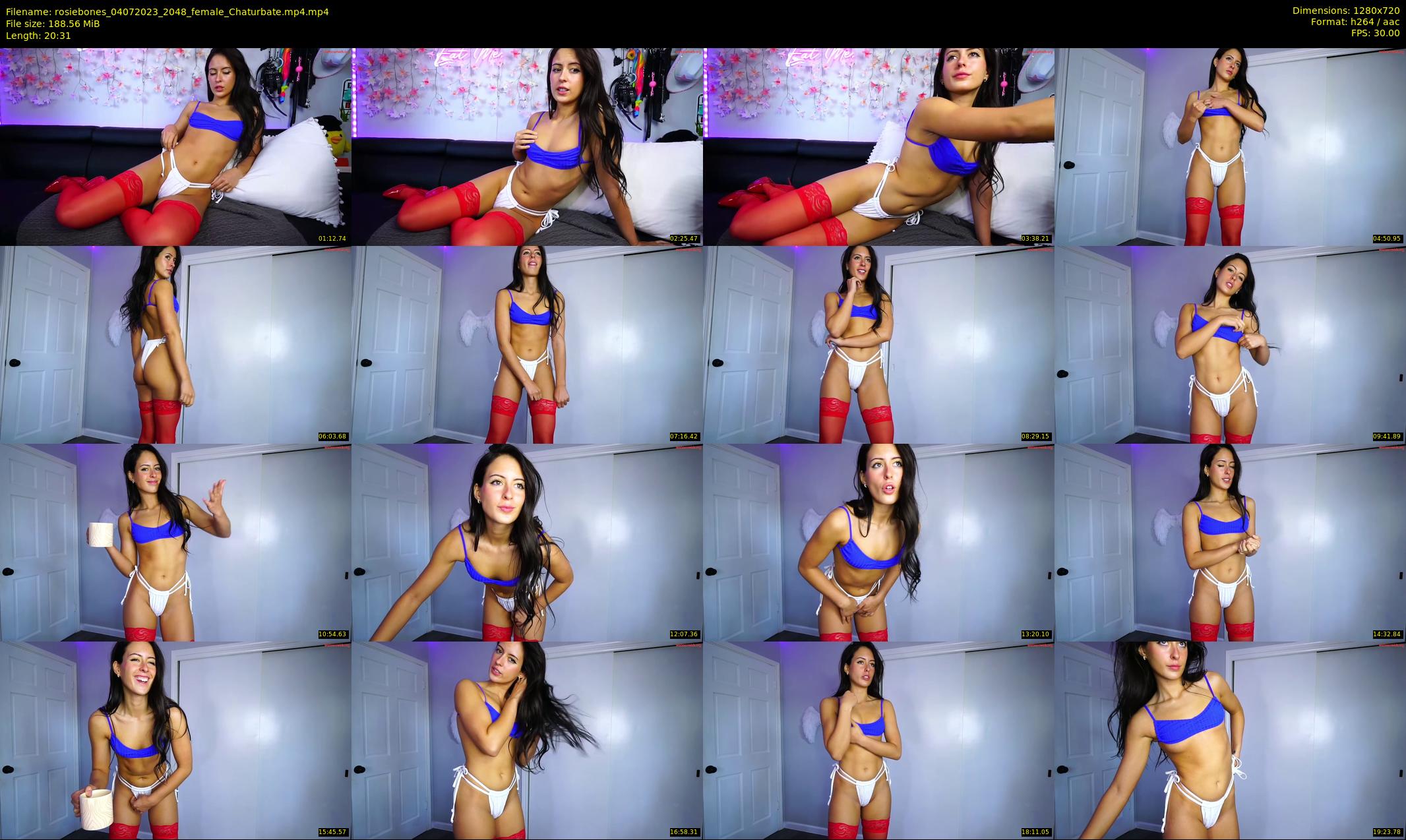 rosiebones — 21 minute Chaturbate female cam show recording, 720p, Jul 4, 2023