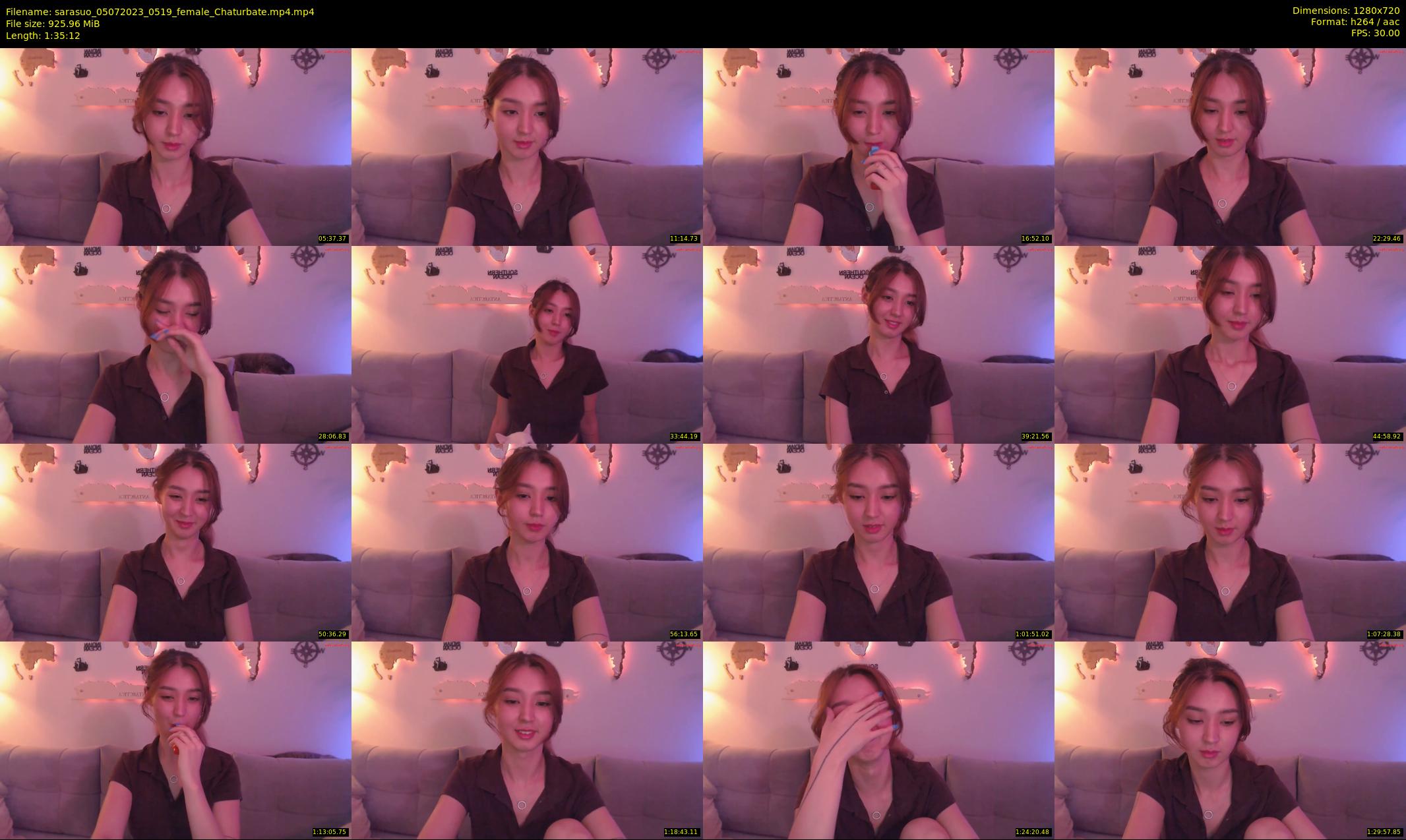 sarasuo — 96 minute Chaturbate female cam show recording, 720p, Jul 5, 2023