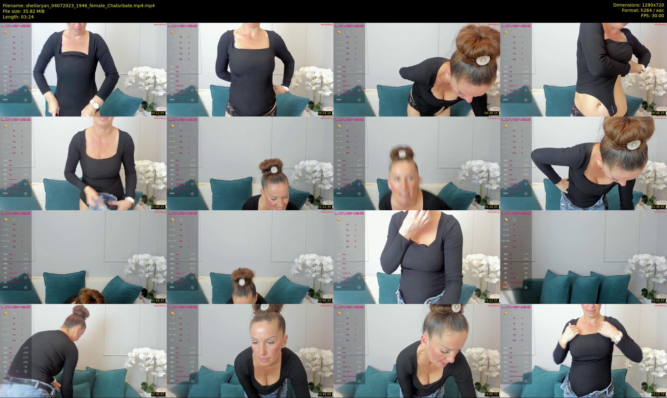 sheilaryan — 4 minute Chaturbate female cam show recording, 720p, Jul 4, 2023