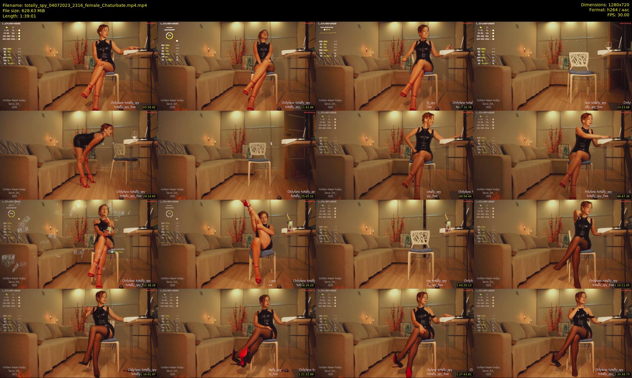 totally_spy — 100 minute Chaturbate female cam show recording, 720p, Jul 4, 2023