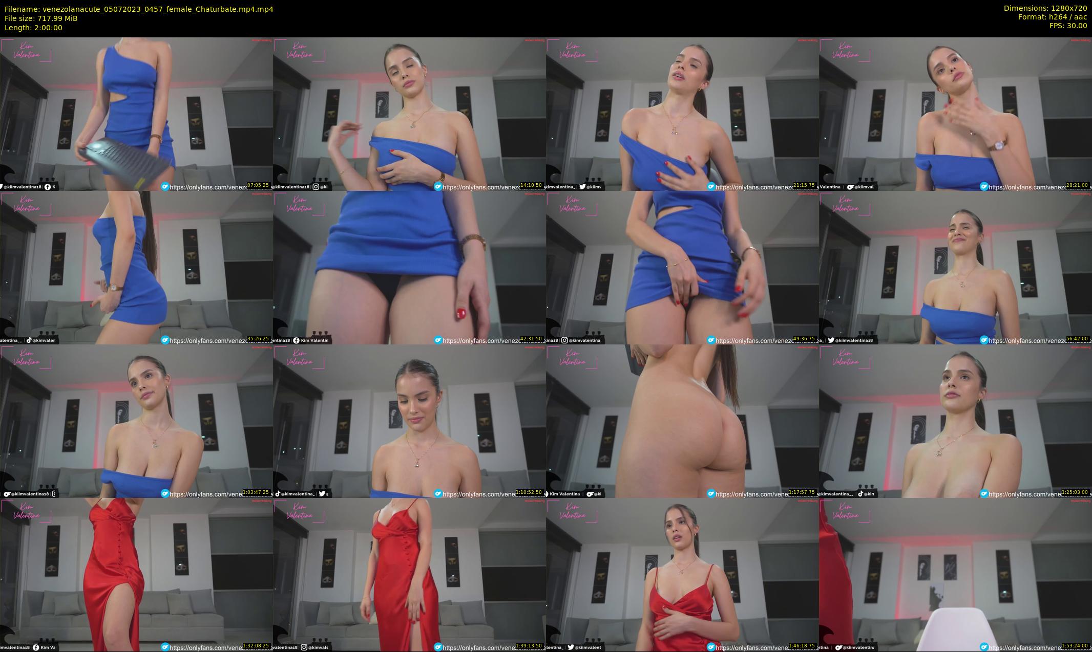 venezolanacute — 120 minute Chaturbate female cam show recording, 720p, Jul 5, 2023
