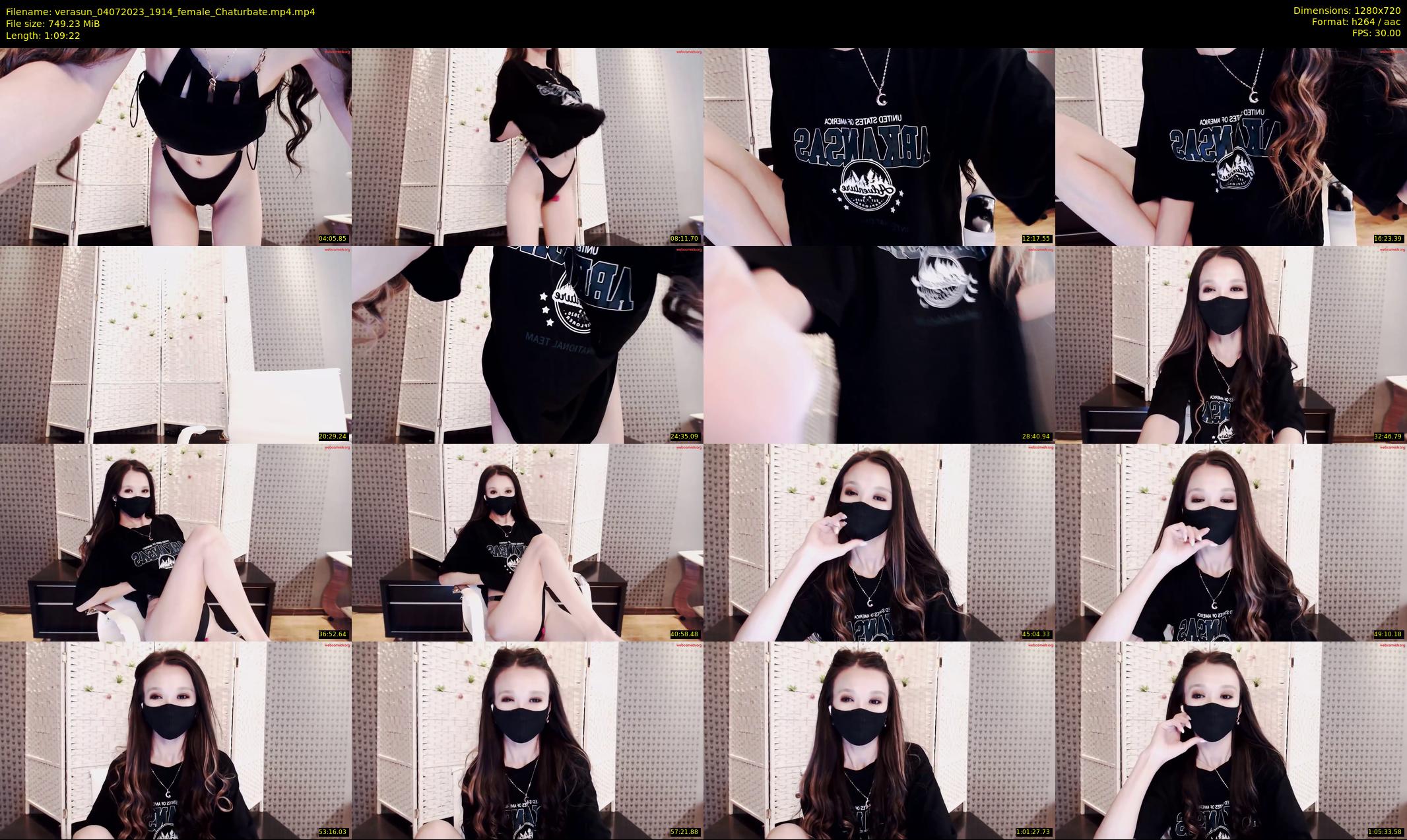verasun — 70 minute Chaturbate female cam show recording, 720p, Jul 4, 2023