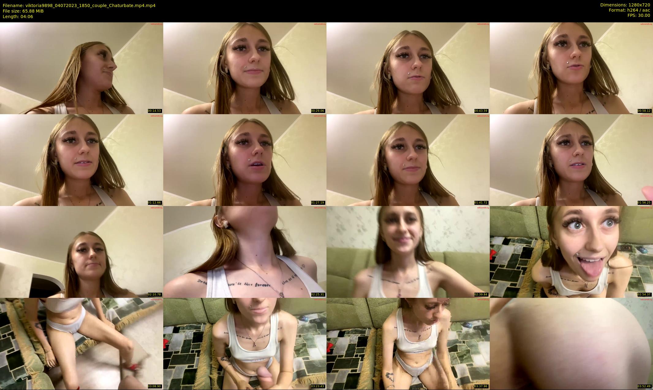 viktoria9898 — 5 minute Chaturbate couple cam show recording, 720p, Jul 4, 2023