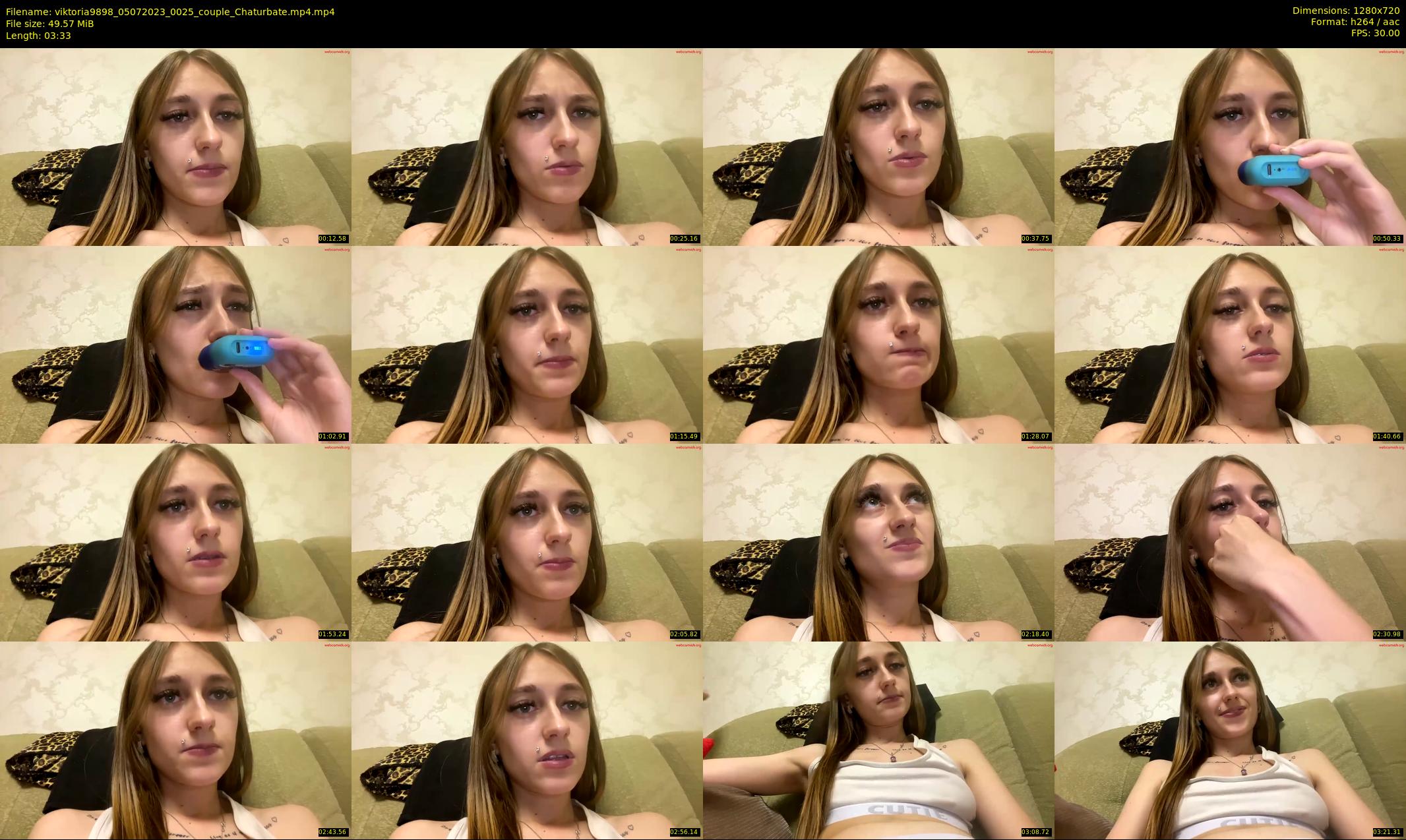 viktoria9898 — 4 minute Chaturbate couple cam show recording, 720p, Jul 5, 2023