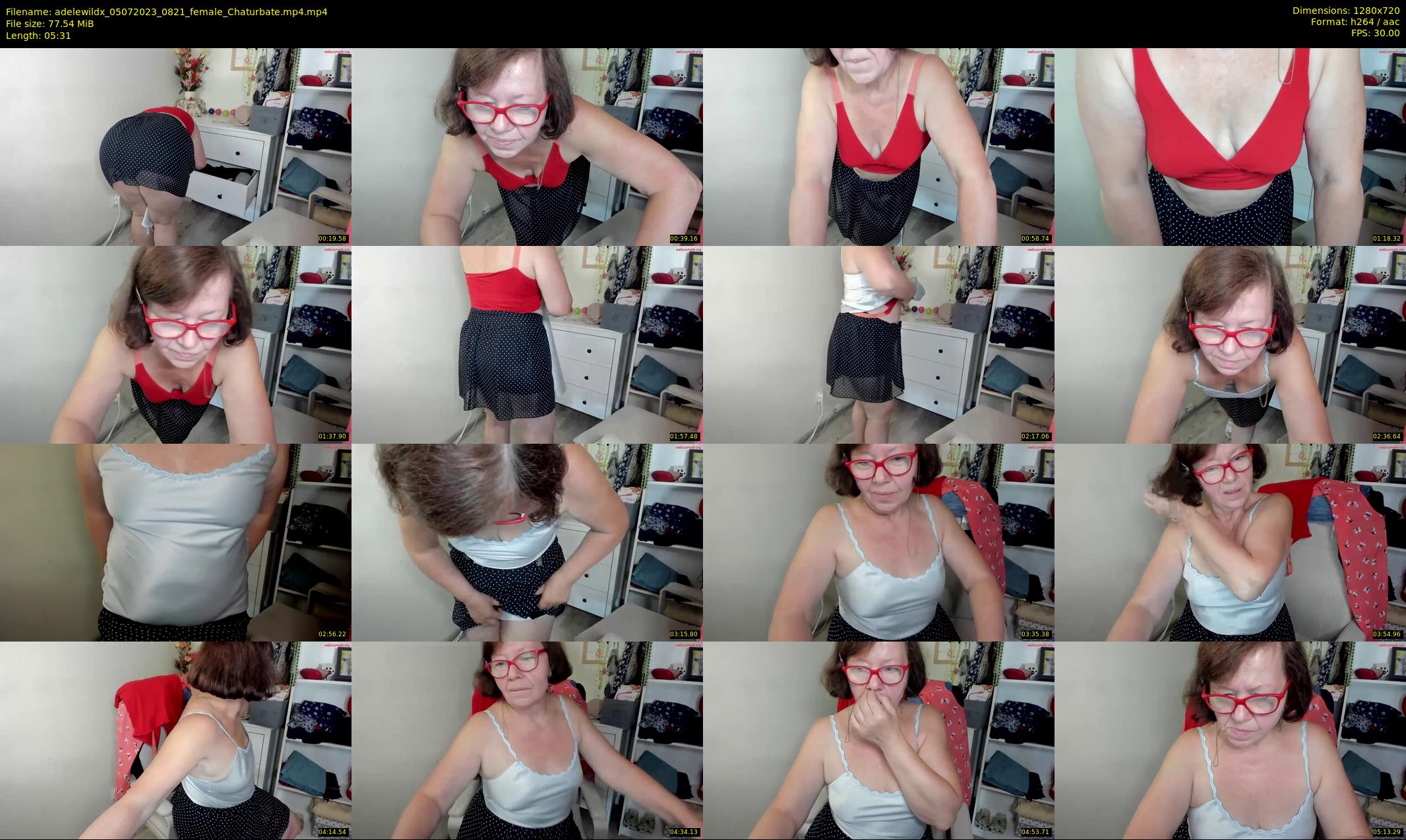 adelewildx — 6 minute Chaturbate female cam show recording, 720p, Jul 5, 2023