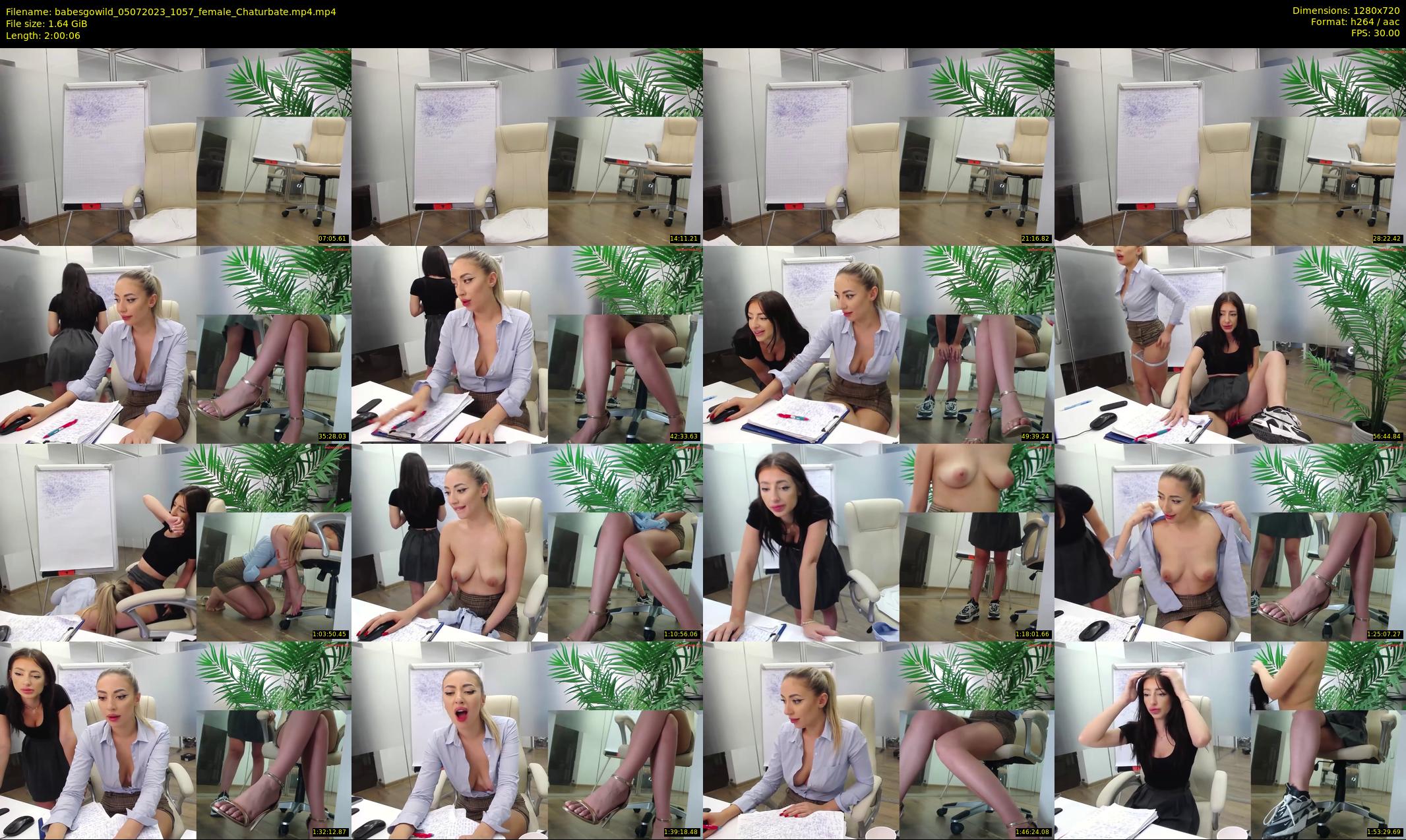 babesgowild — 121 minute Chaturbate couple cam show recording, 720p, Jul 5, 2023