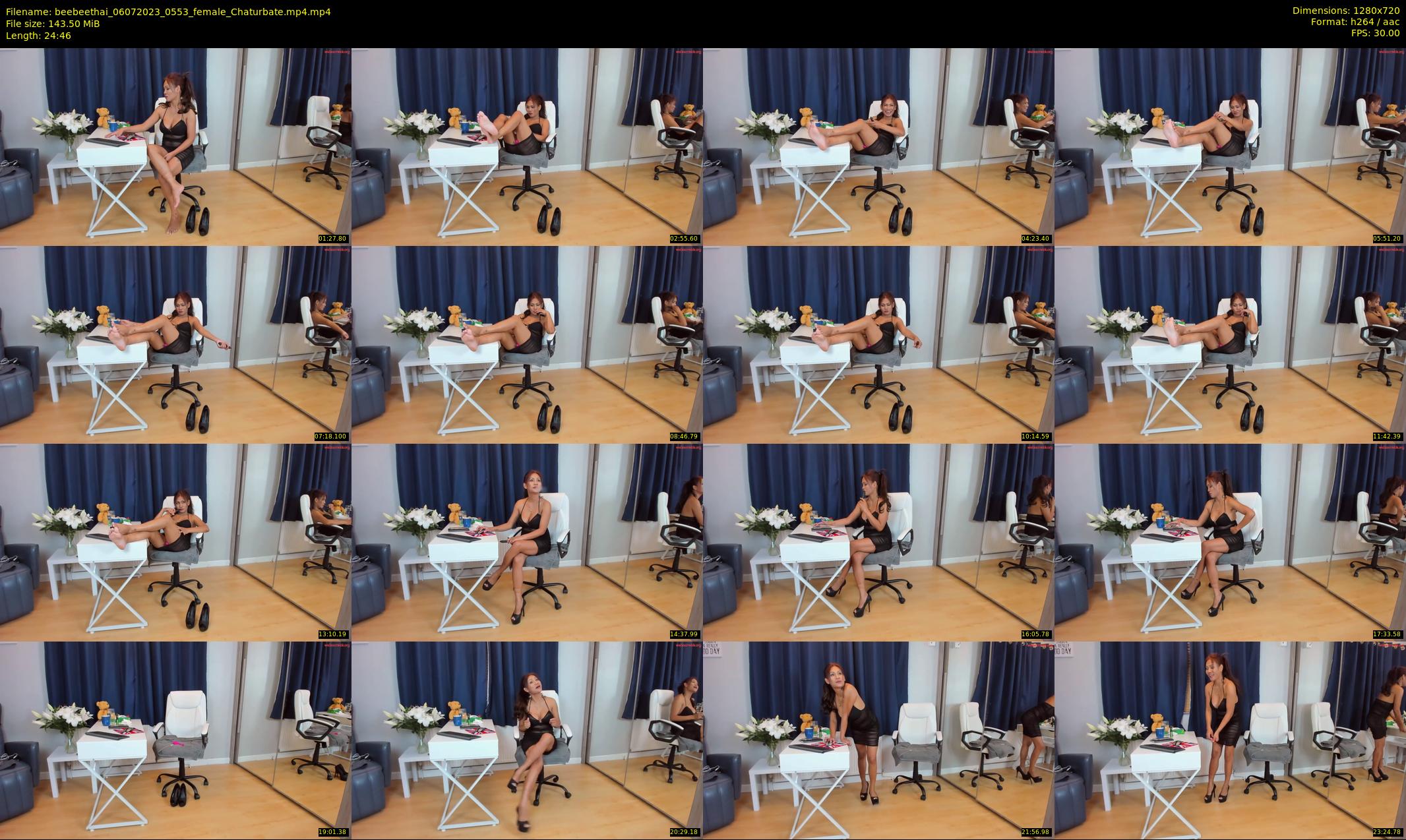 beebeethai — 25 minute Chaturbate female cam show recording, 720p, Jul 6, 2023