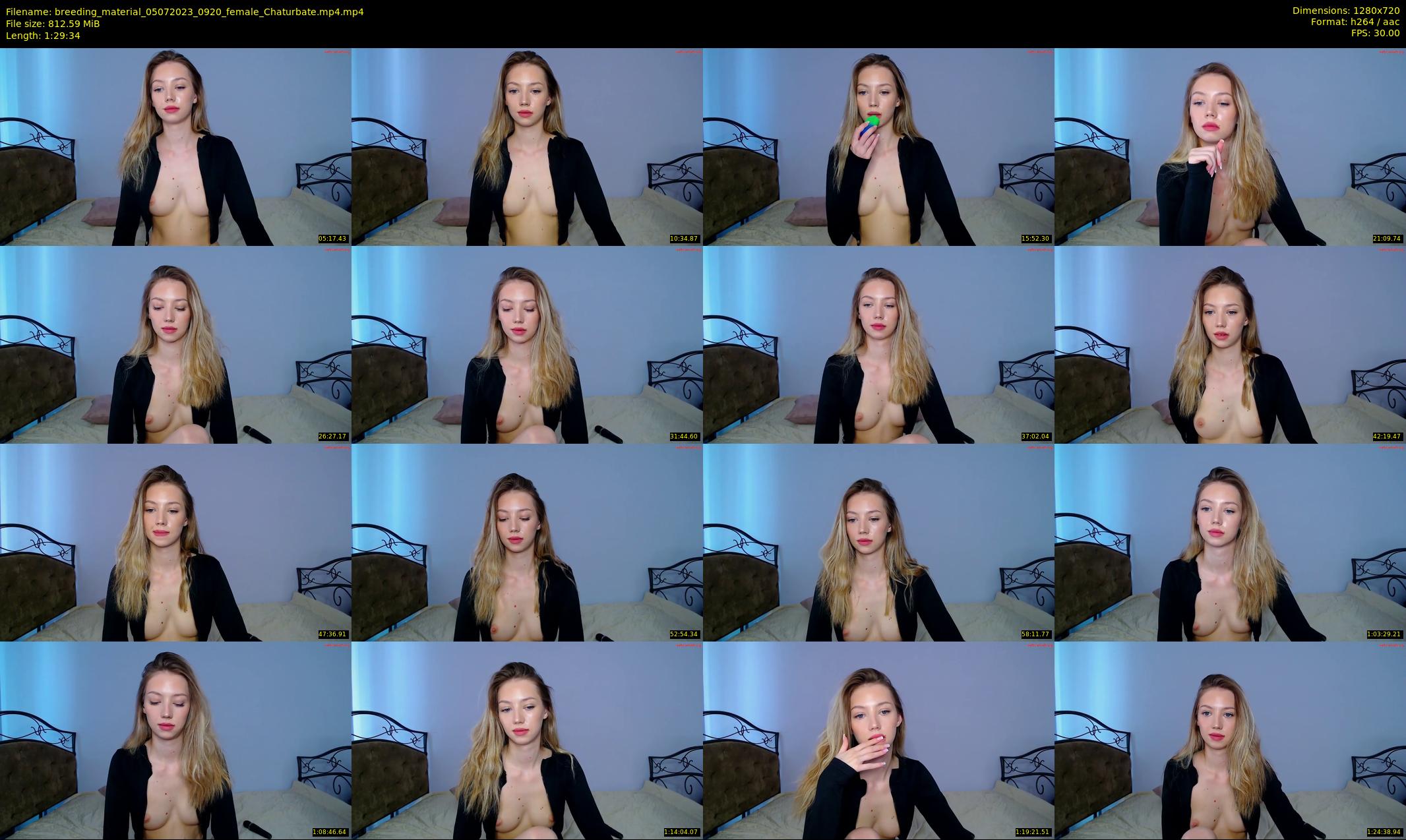 breeding_material — 90 minute Chaturbate female cam show recording, 720p, Jul 5, 2023