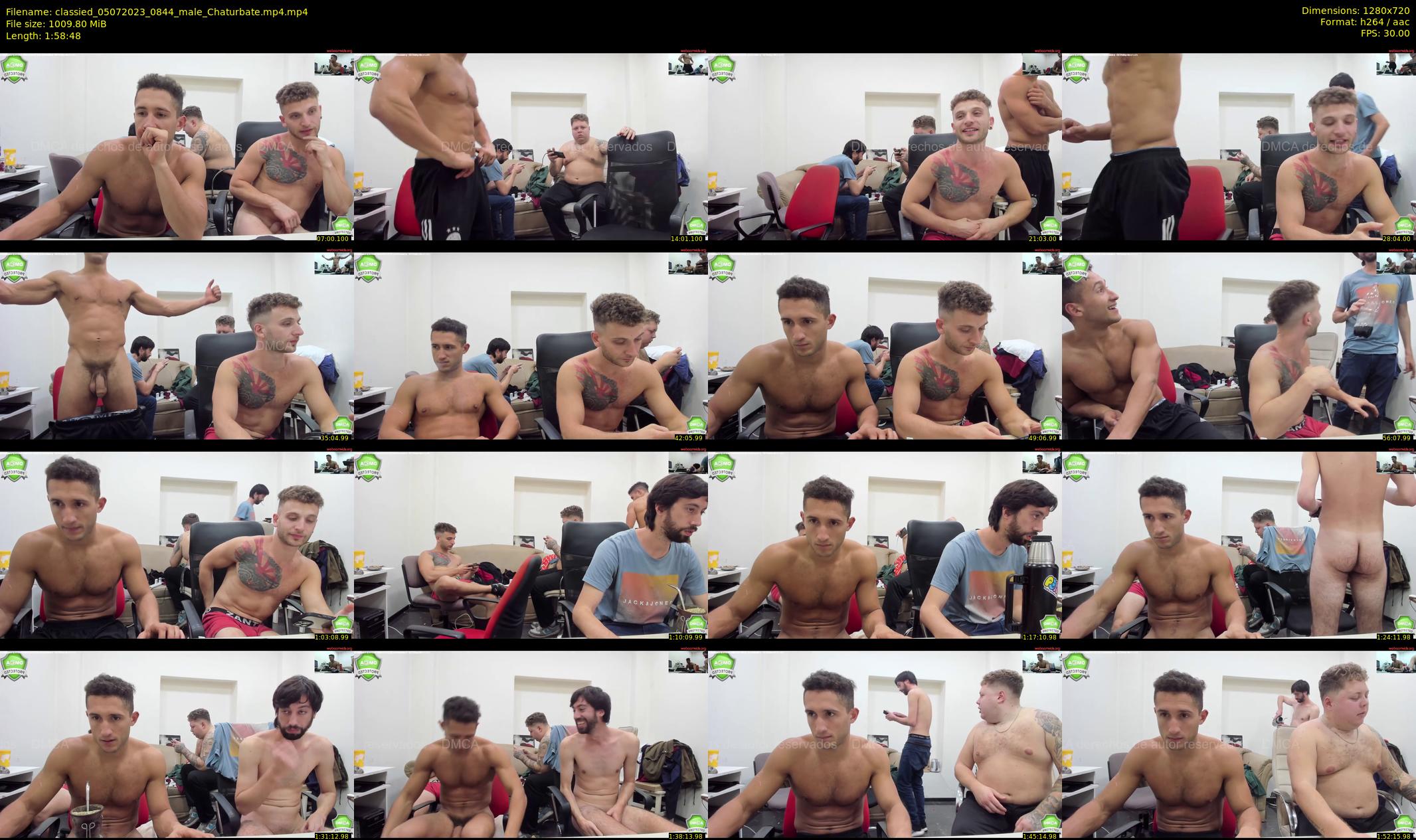 classied — 119 minute Chaturbate male cam show recording, 720p, Jul 5, 2023