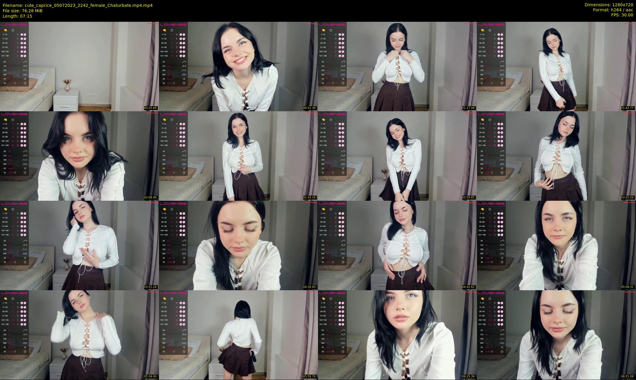 cute_caprice — 8 minute Chaturbate female cam show recording, 720p, Jul 5, 2023