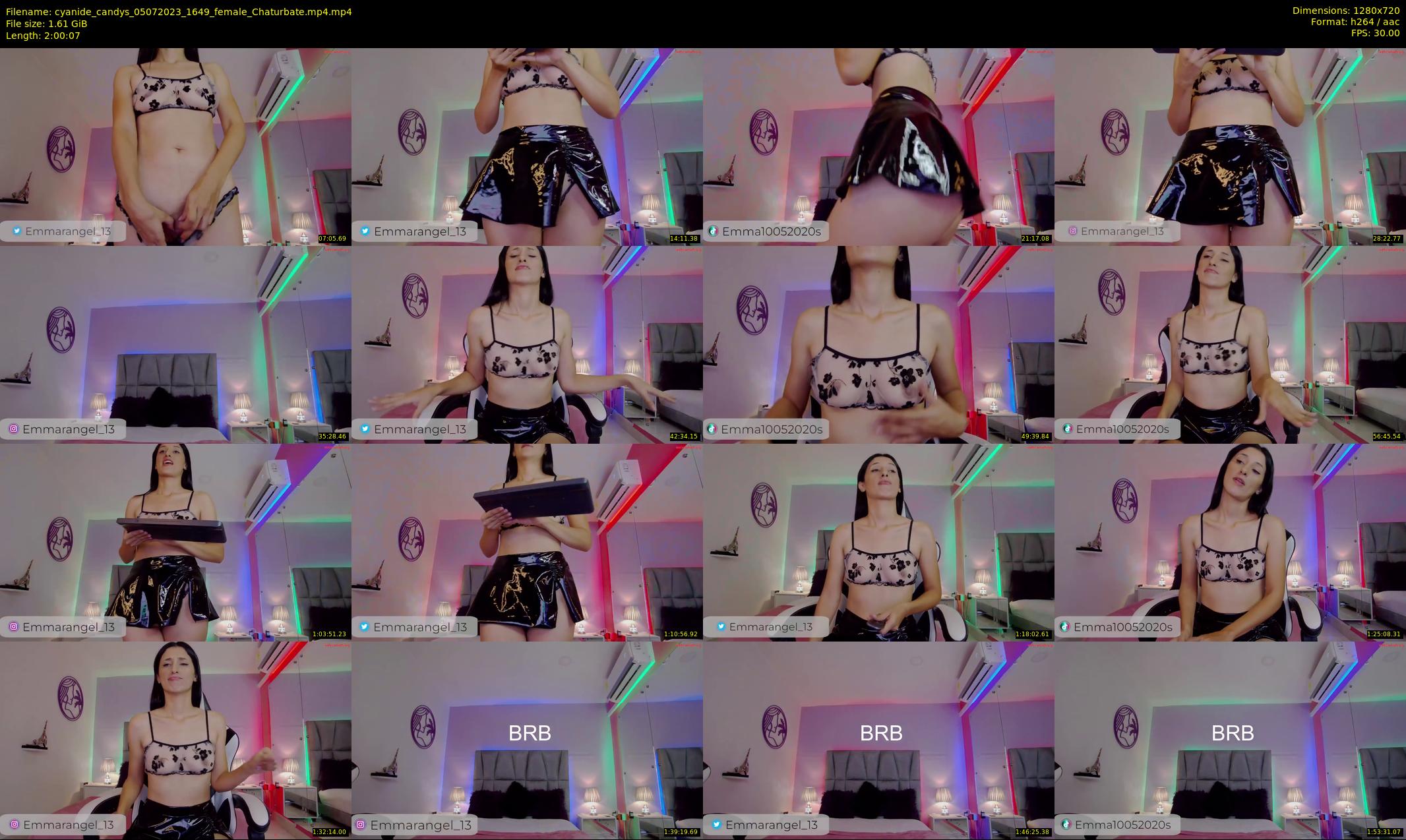cyanide_candys — 121 minute Chaturbate female cam show recording, 720p, Jul 5, 2023