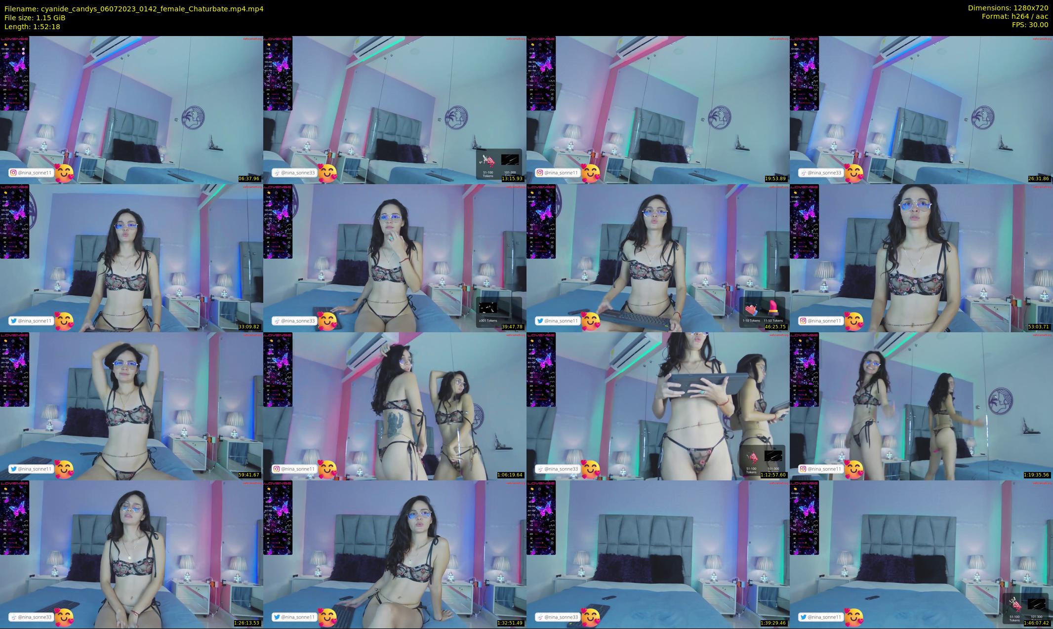 cyanide_candys — 113 minute Chaturbate female cam show recording, 720p, Jul 6, 2023